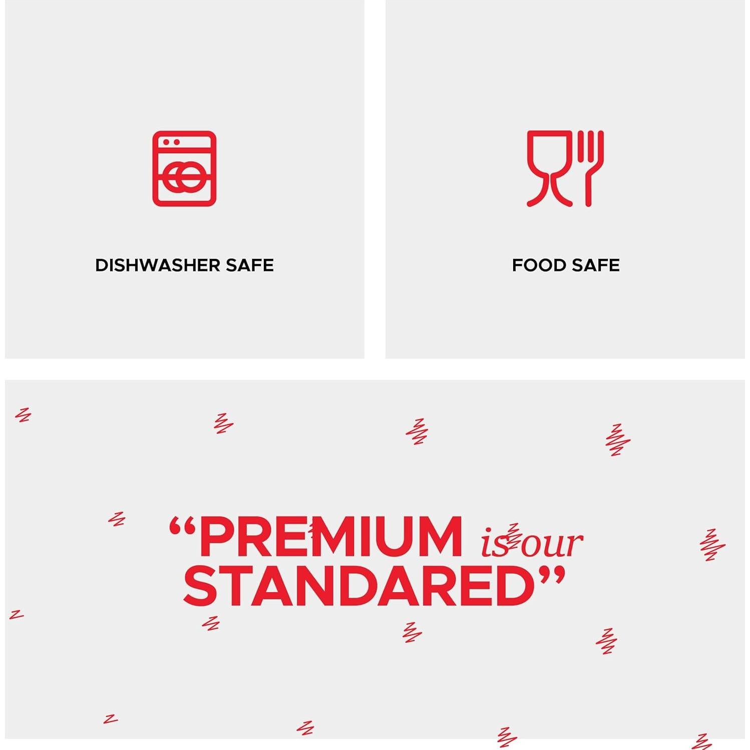 Contenedores Pequeños Tafura 12 Piezas 118ml con Tapas