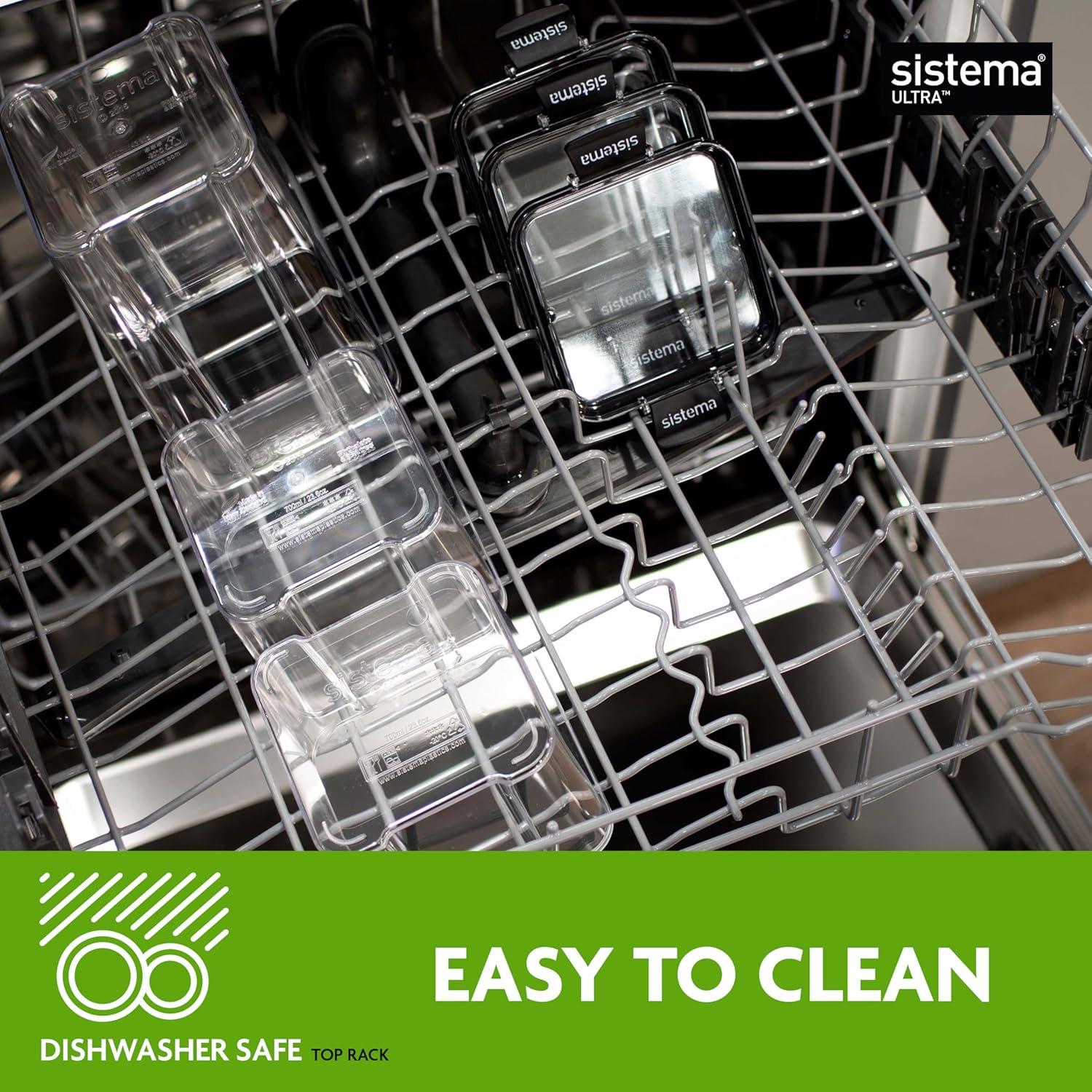 Contenedores de Almacenamiento de Alimentos Sistema Ultra 5 Pzas