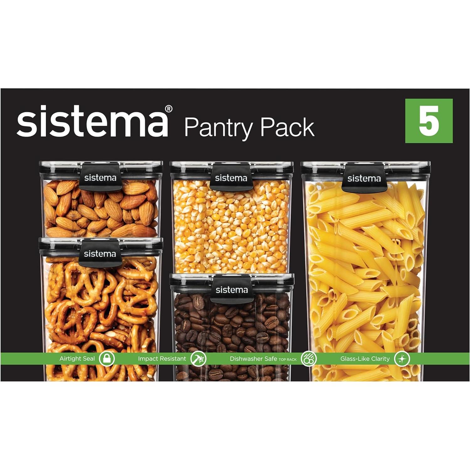 Contenedores de Almacenamiento de Alimentos Sistema Ultra 5 Pzas