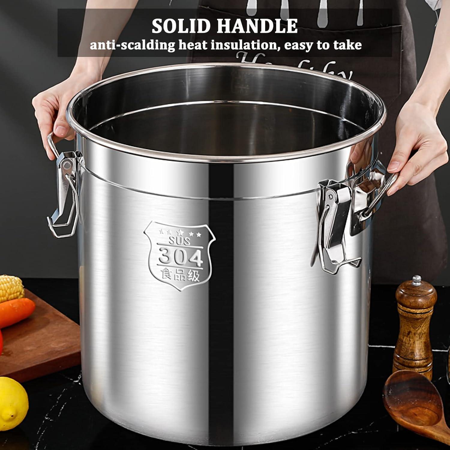 Contenedor Hermético de Acero Inoxidable 6L LOYALHEARTDY