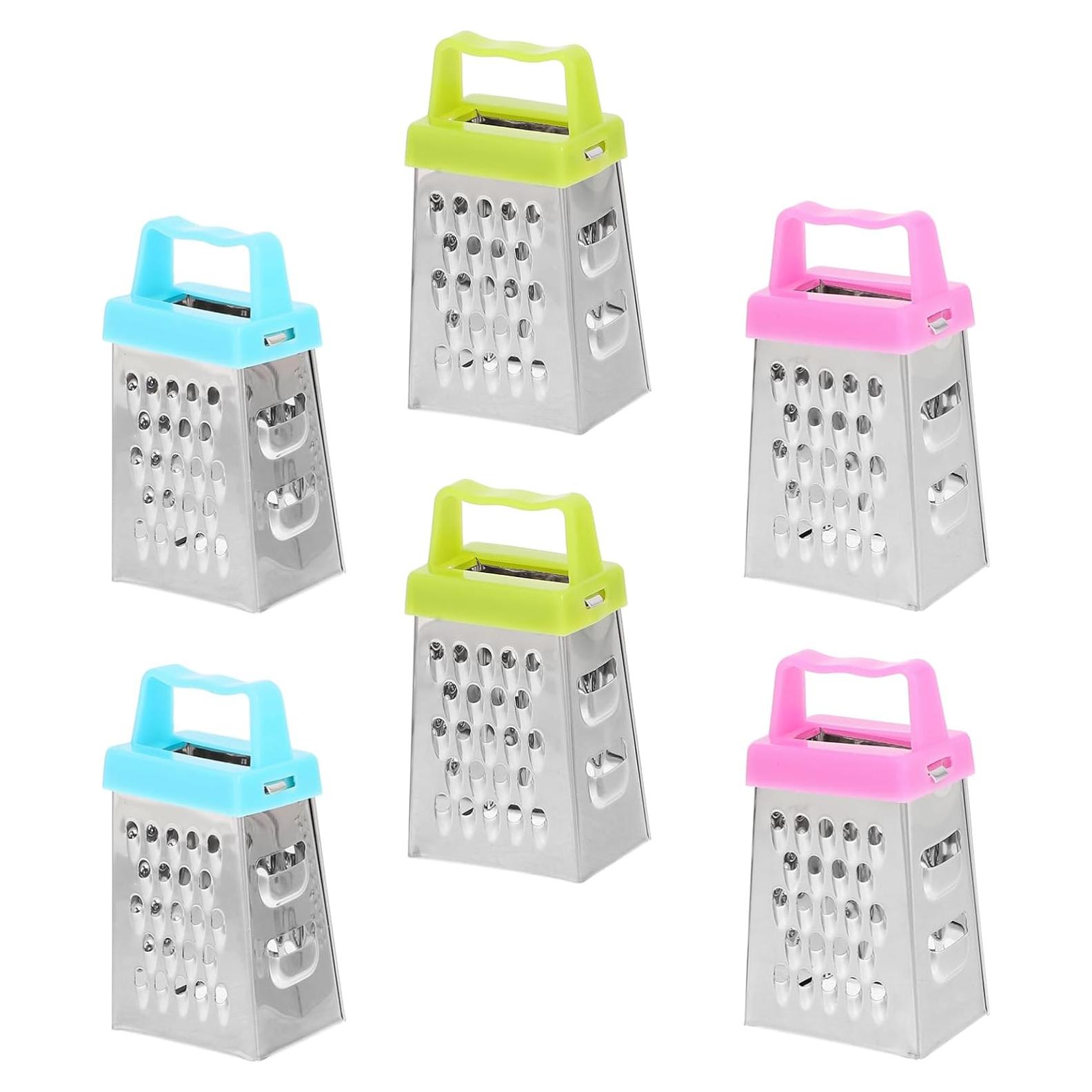 Mini Rallador de Queso Ipetboom 6 Piezas Acero Inoxidable