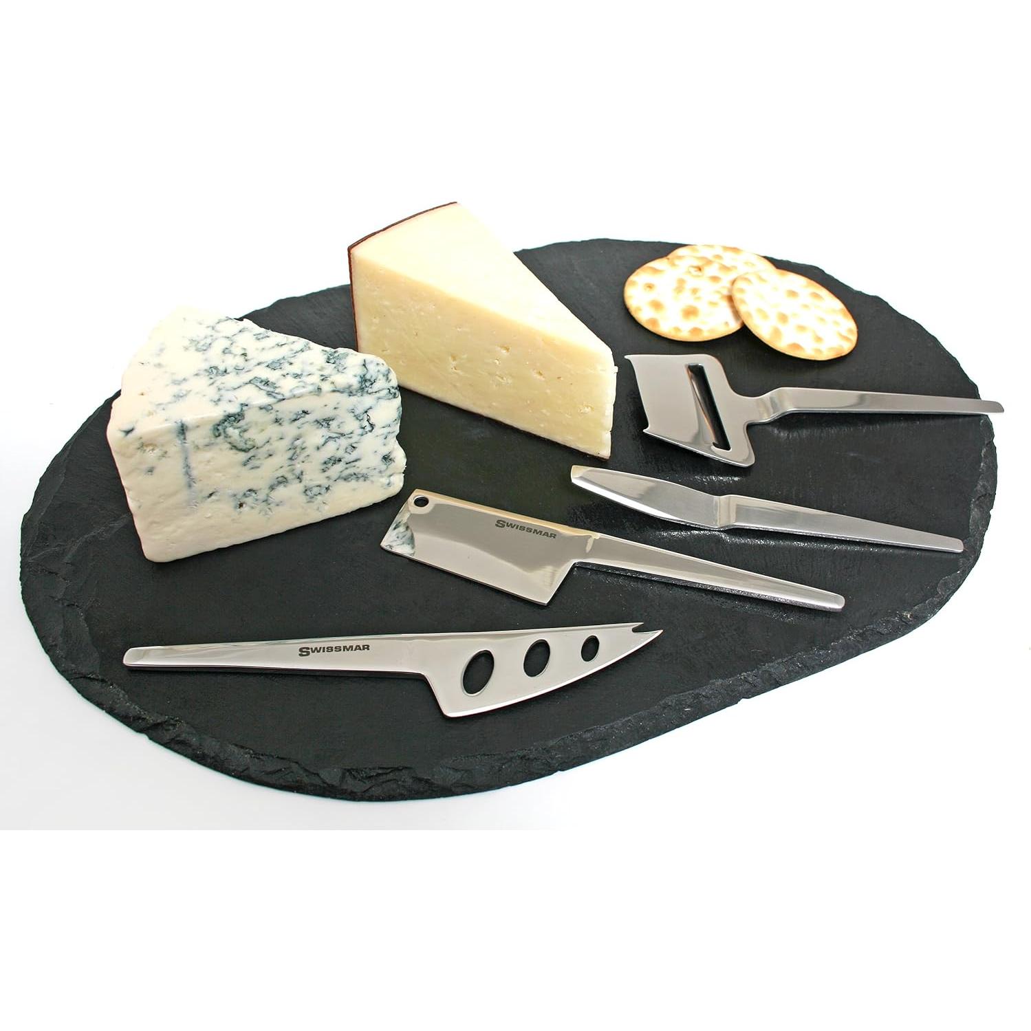 Juego de cuchillos para queso Swissmar 4 piezas acero inoxidable