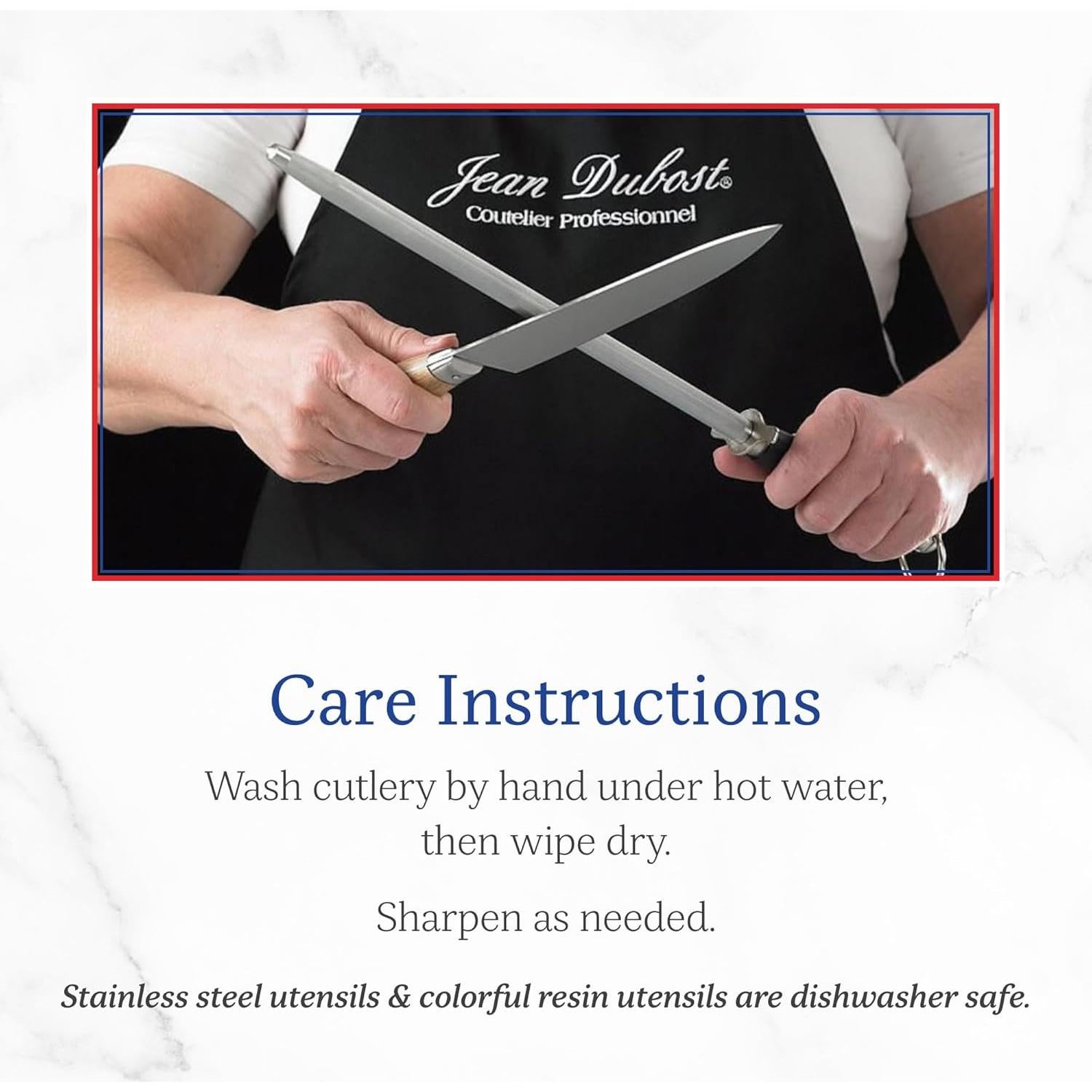 Juego de cuchillos de queso Jean Dubost Laguiole 3 piezas