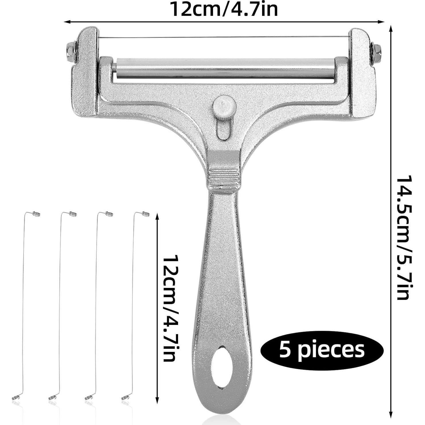 Cortador de Queso Acero Inoxidable Lasuroa con 4 Cuerdas