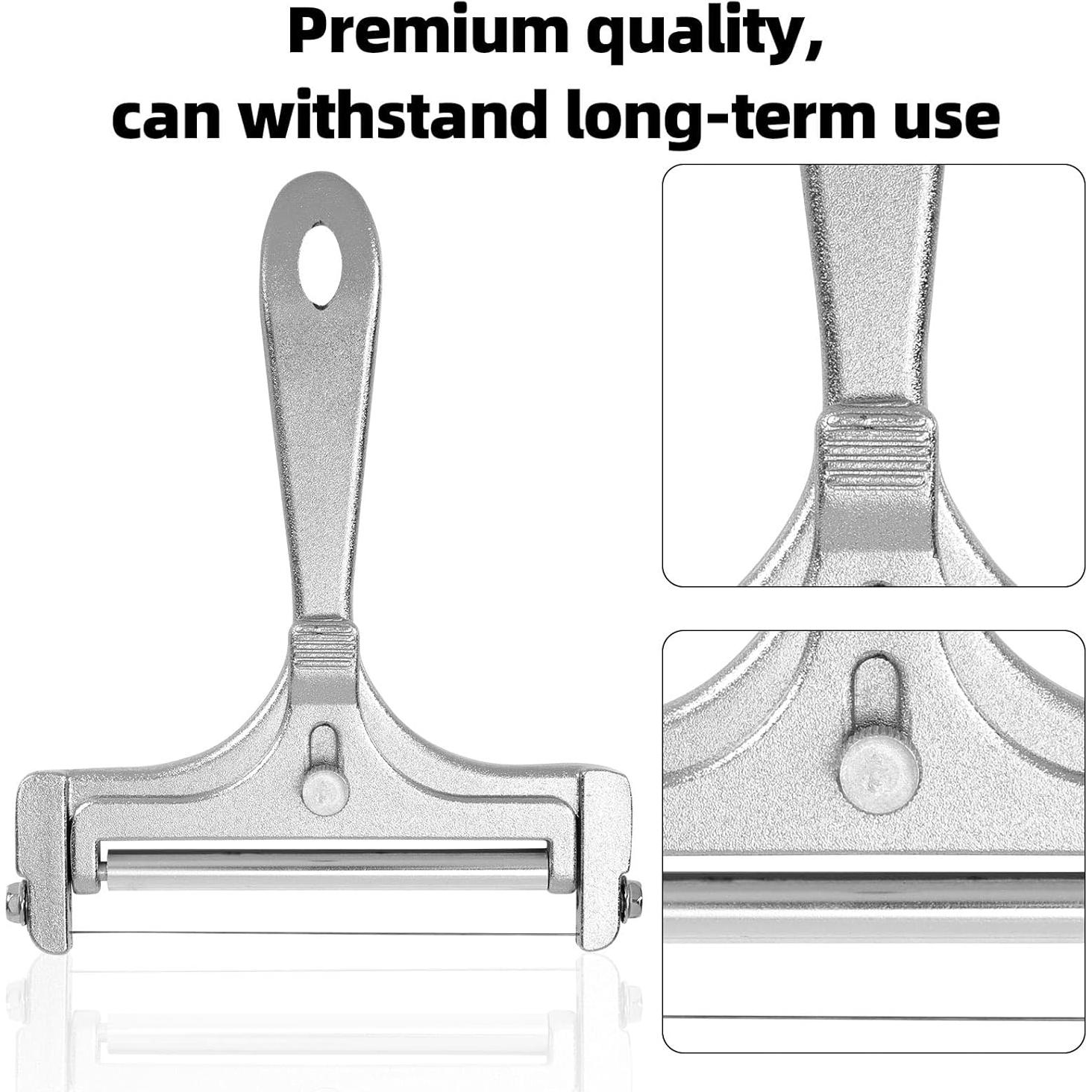 Cortador de Queso Acero Inoxidable Lasuroa con 4 Cuerdas