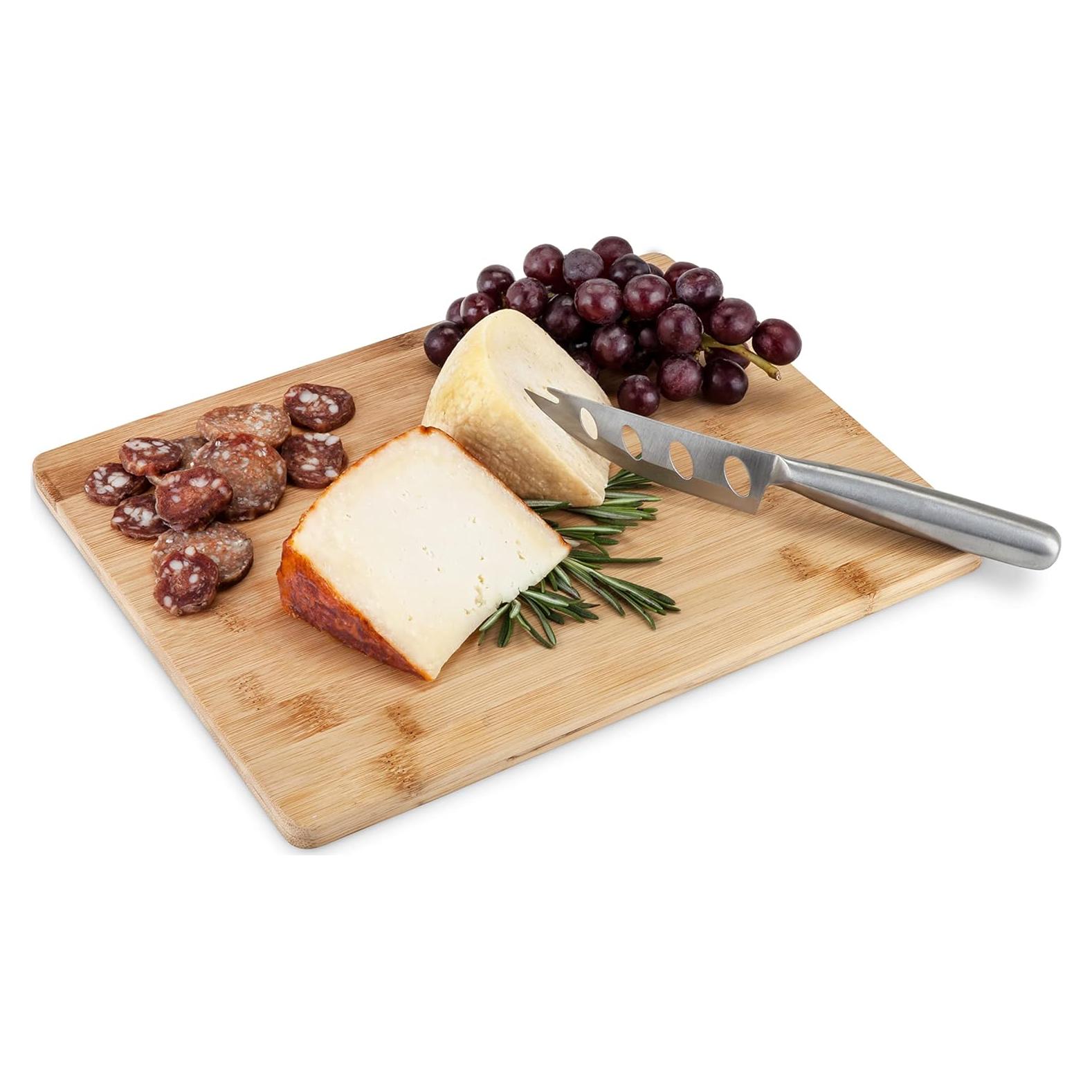 Tablero de Queso de Bambú True Appetize con Cuchillo Inoxidable