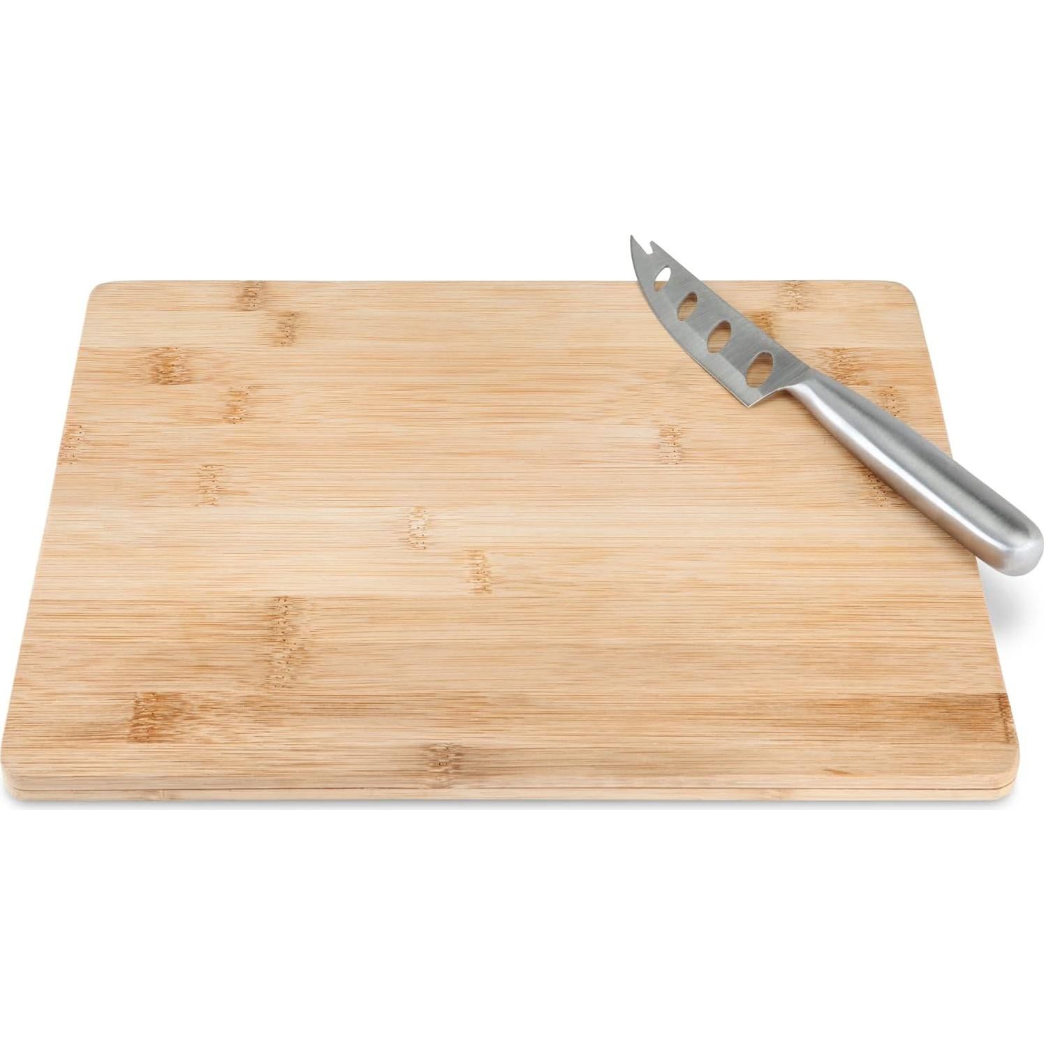 Tablero de Queso de Bambú True Appetize con Cuchillo Inoxidable