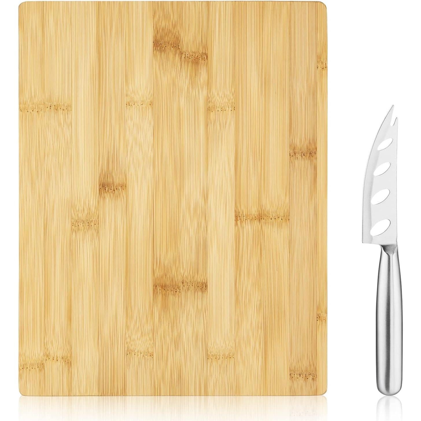 Tablero de Queso de Bambú True Appetize con Cuchillo Inoxidable