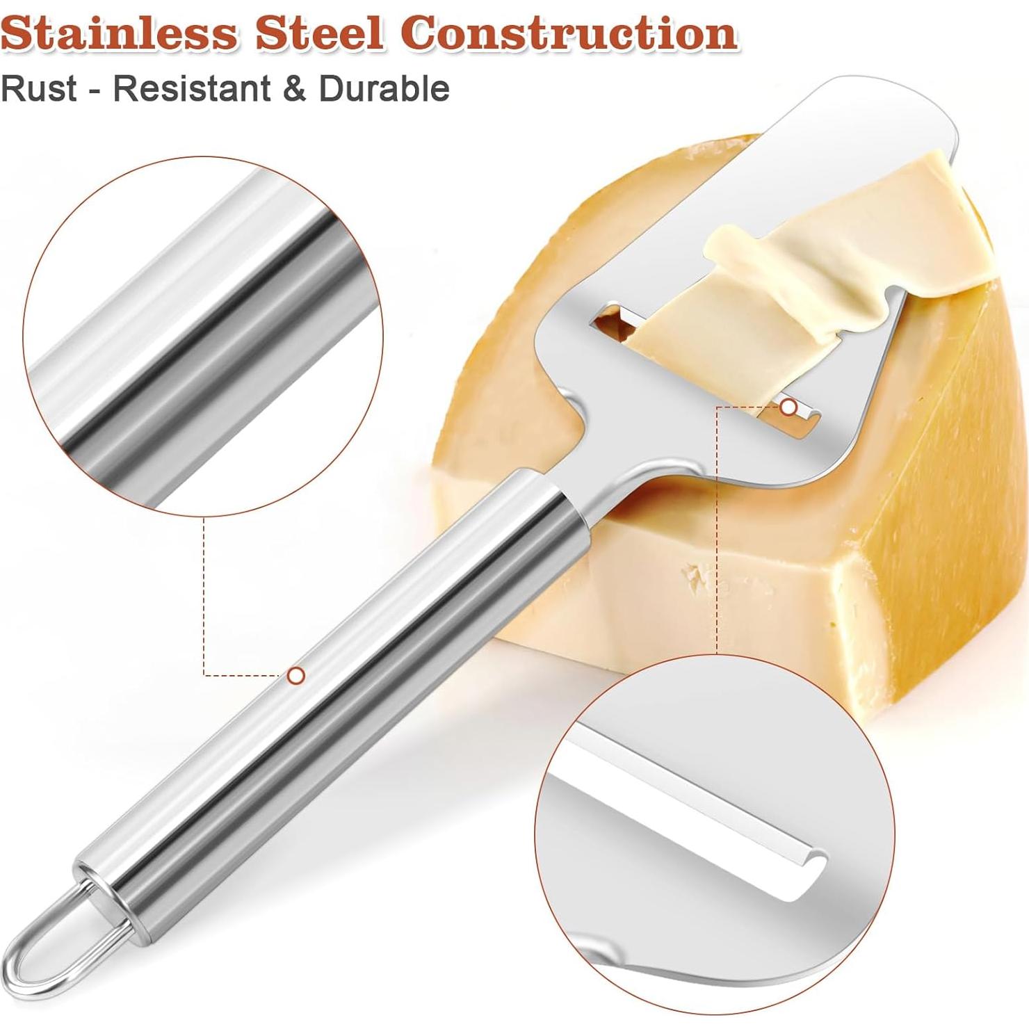 Cortador de Queso EAMIFARU de Acero Inoxidable 21.5 cm