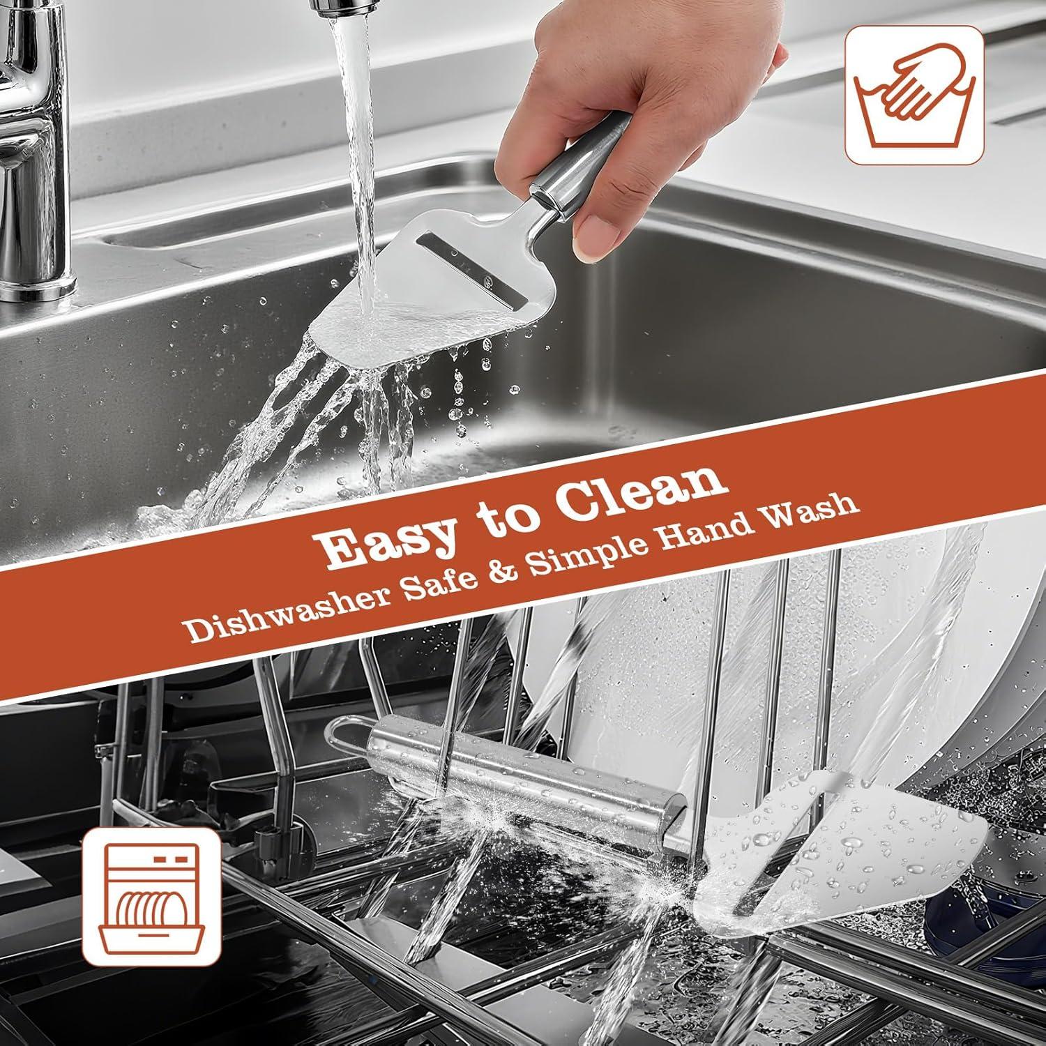 Cortador de Queso EAMIFARU de Acero Inoxidable 21.5 cm