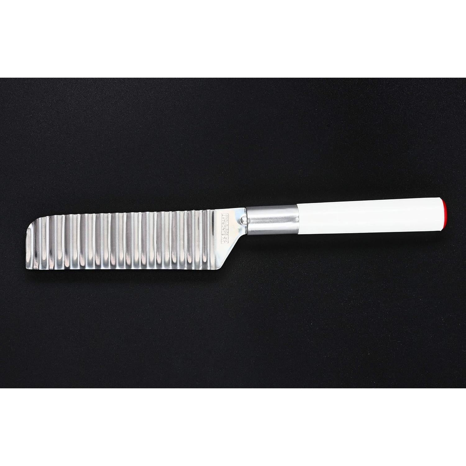 Cuchillo de Queso Seki Japón 10 cm Acero Inoxidable Ondulado