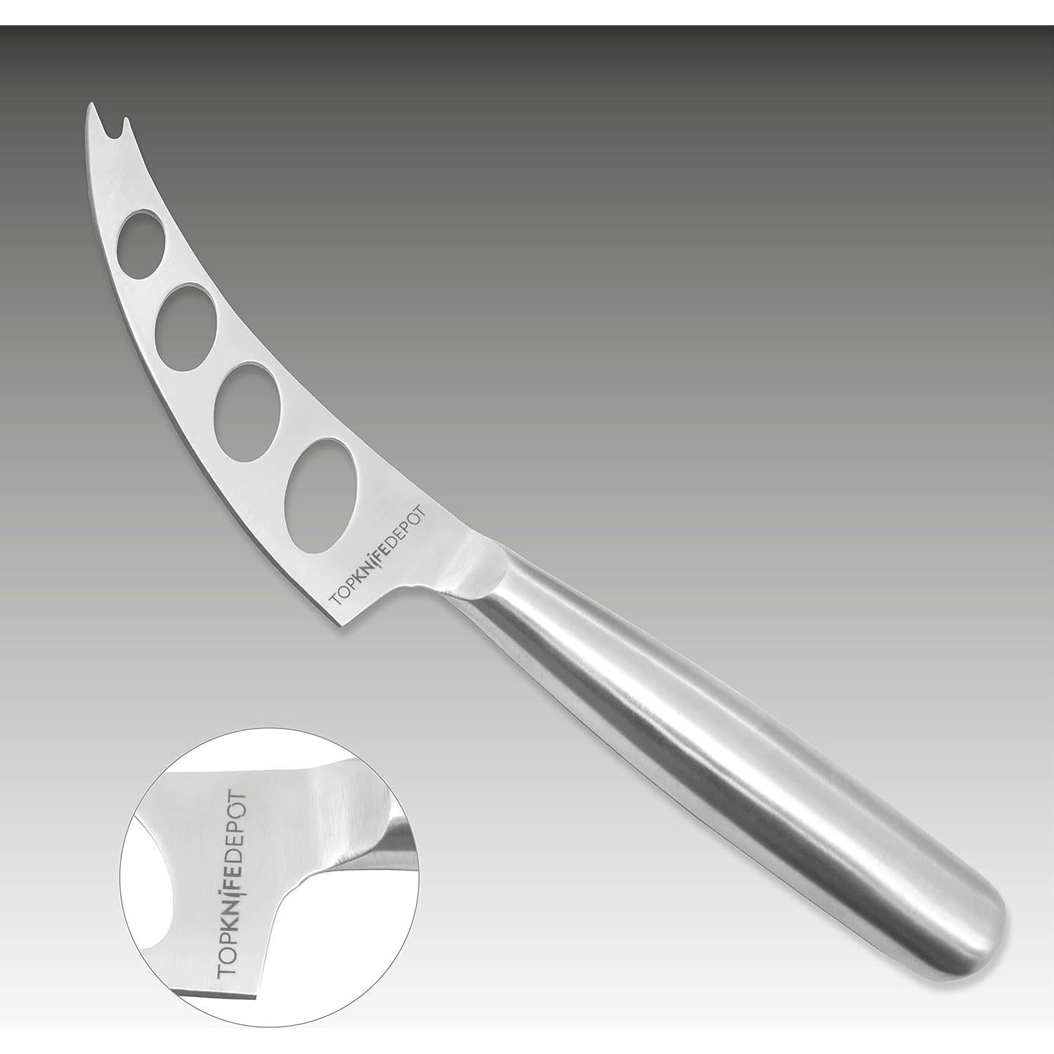 Juego de Cuchillos para Queso TopKnife 4 Piezas - Acero Inoxidable