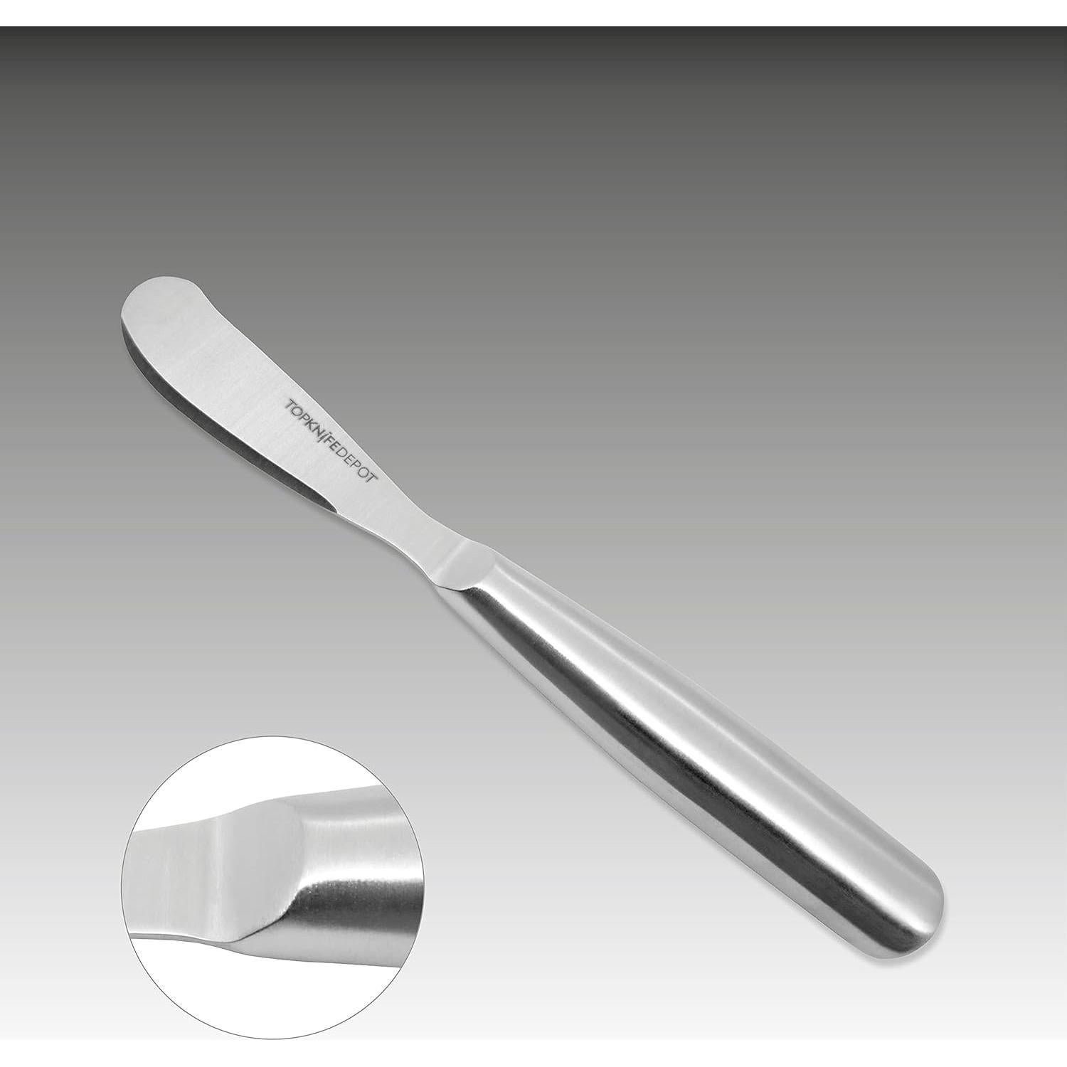 Juego de Cuchillos para Queso TopKnife 4 Piezas - Acero Inoxidable