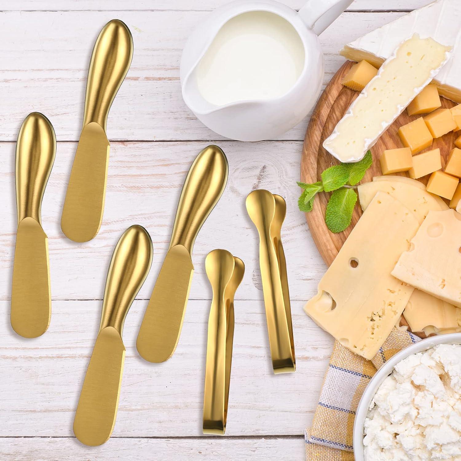 Juego de 6 Cuchillos y Pinzas de Acero Inoxidable Honoson