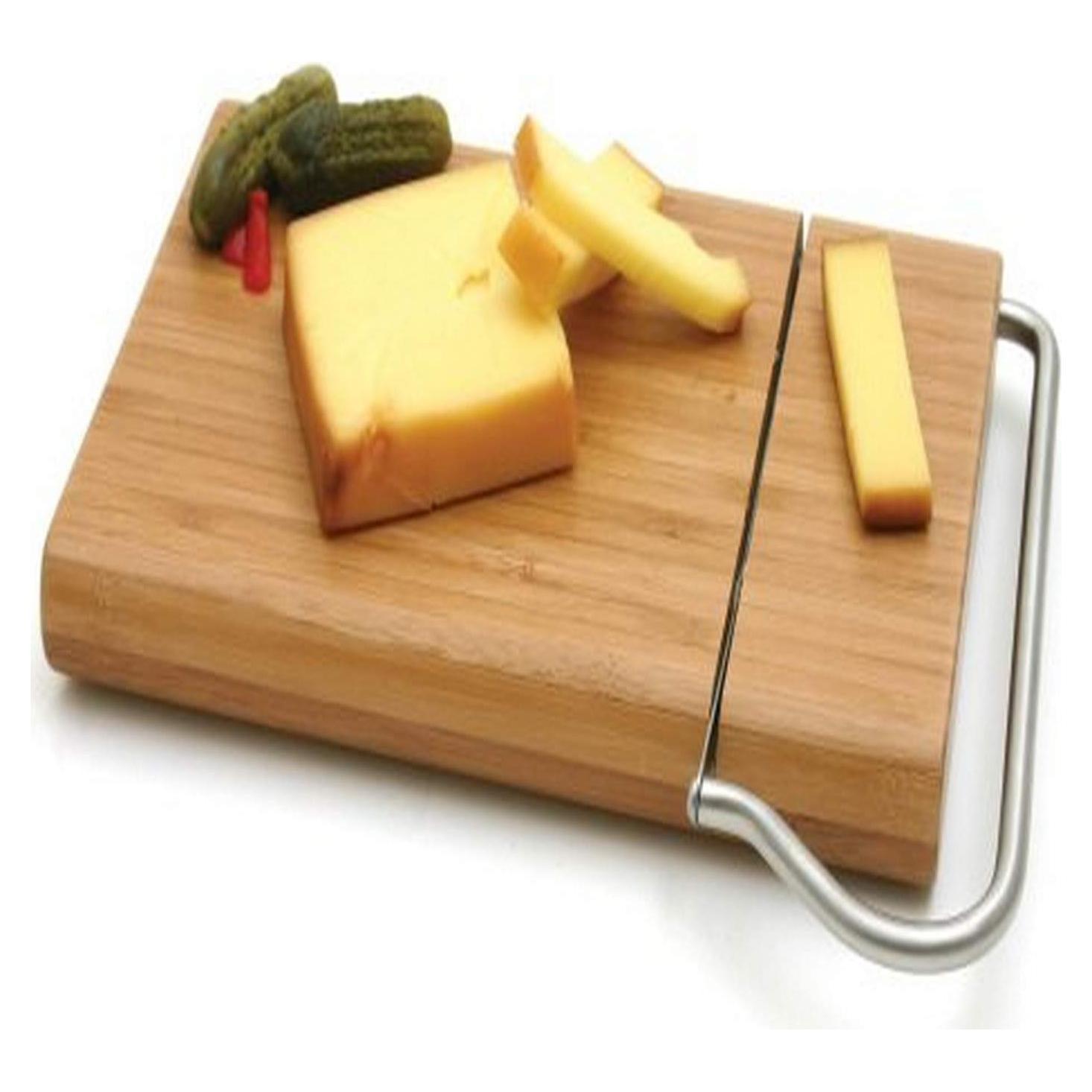 Tabla de Queso Swissmar de Bambú con Cortador Inoxidable 26.9cm