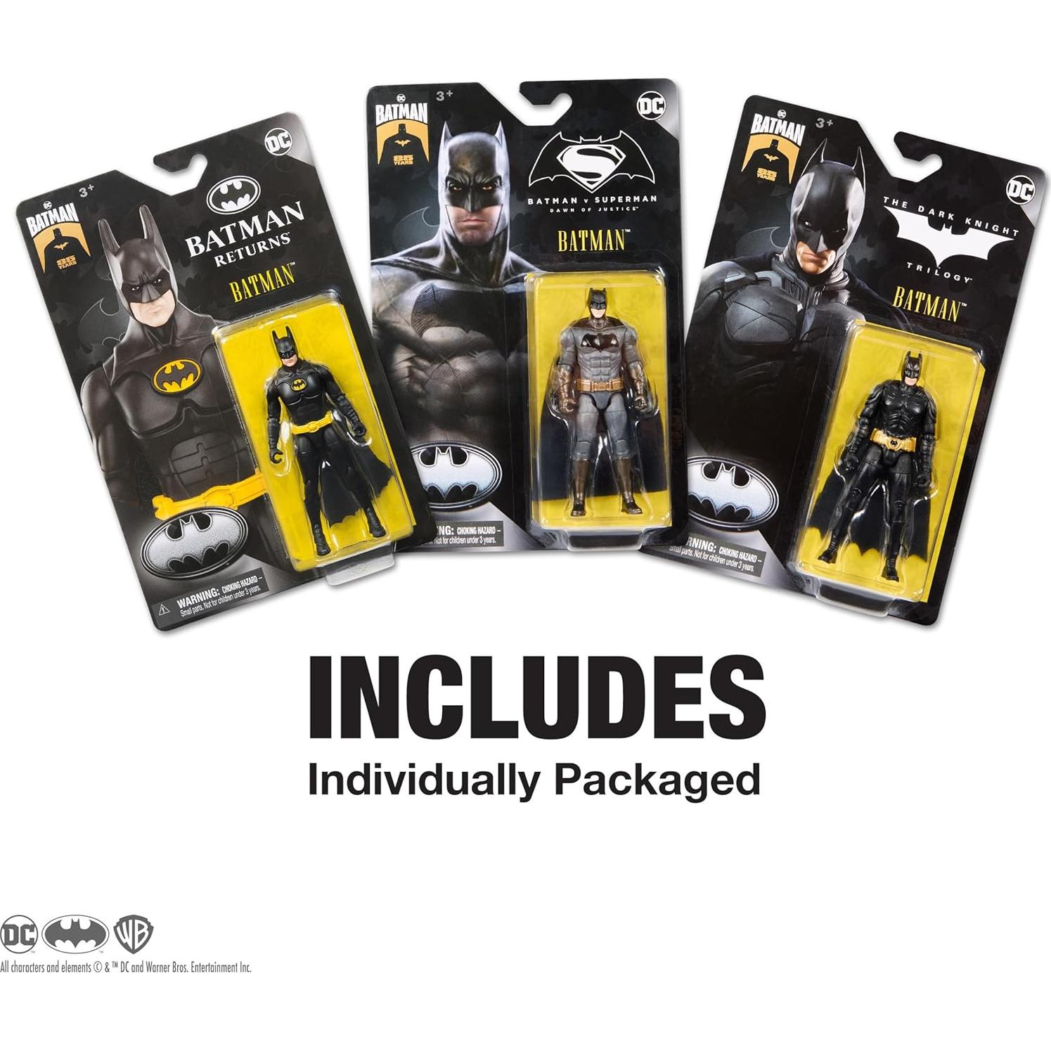 Figuras de Acción Batman 85 Aniversario 3-Pack Spin Master