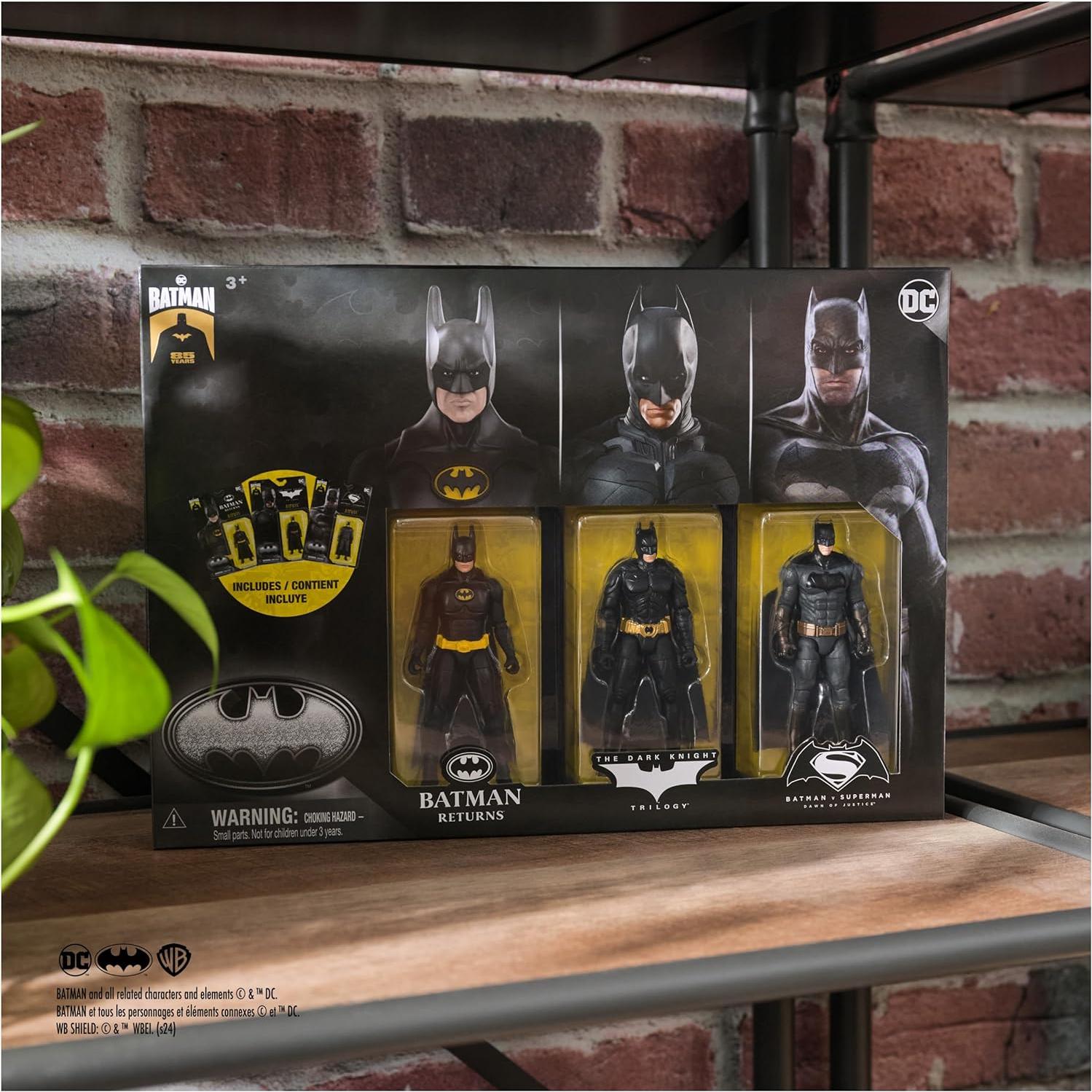 Figuras de Acción Batman 85 Aniversario 3-Pack Spin Master