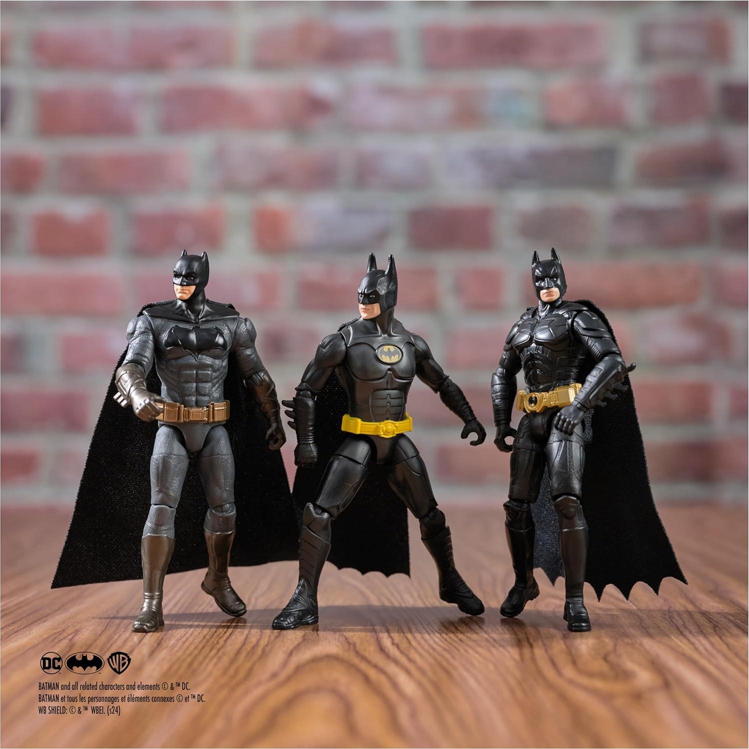 Figuras de Acción Batman 85 Aniversario 3-Pack Spin Master