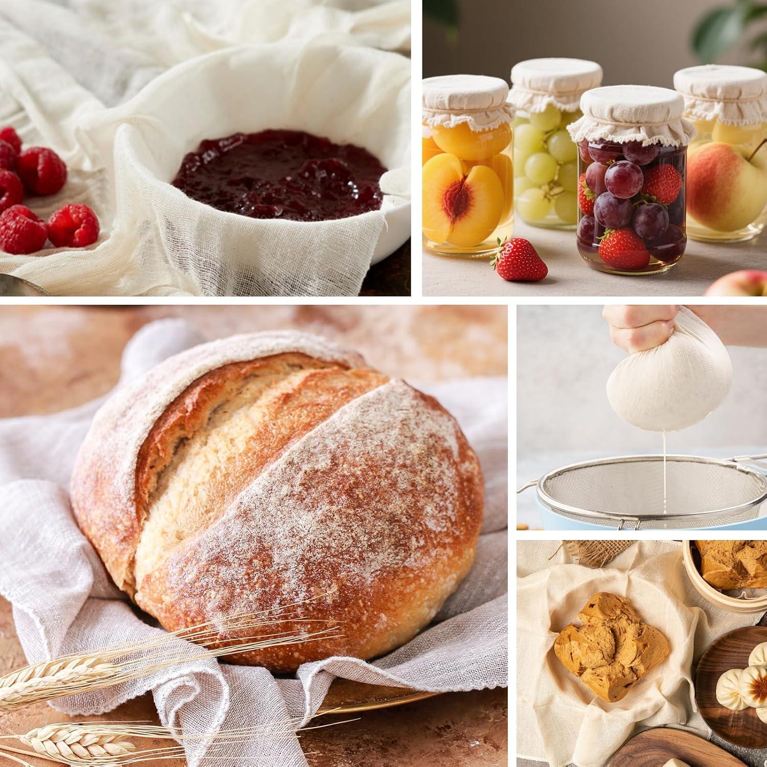 15 Paños de Queso Orgánico FUMILE 50.8x50.8 cm Reutilizables