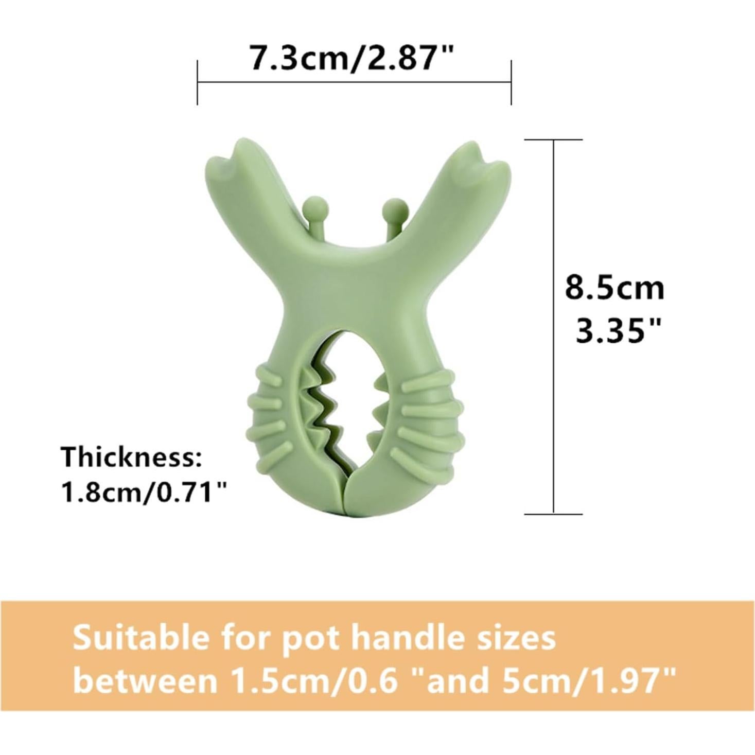 Juego de 4 Soportes de Silicona RHUISHU para Utensilios de Cocina