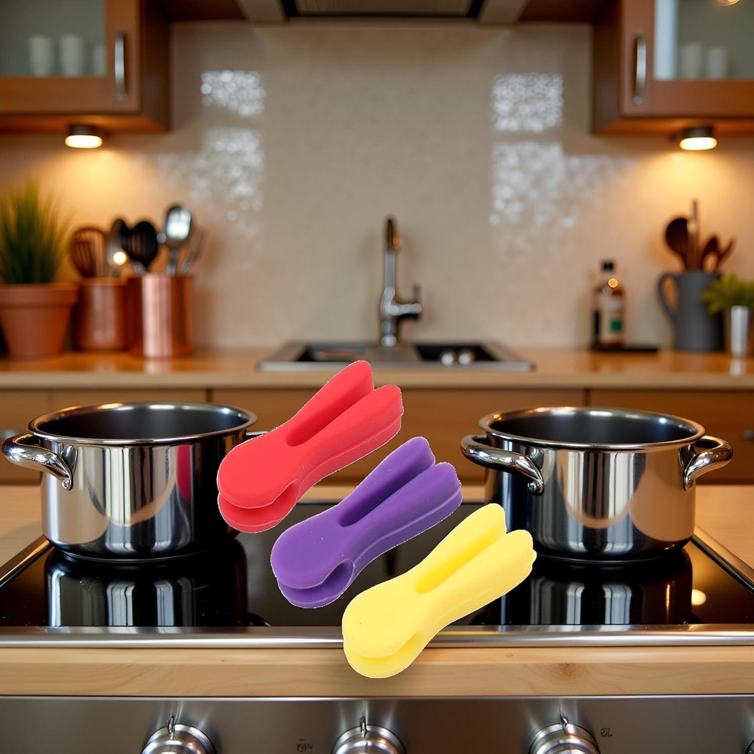 Juego de 3 Soportes de Cuchara de Silicona Kryoflare