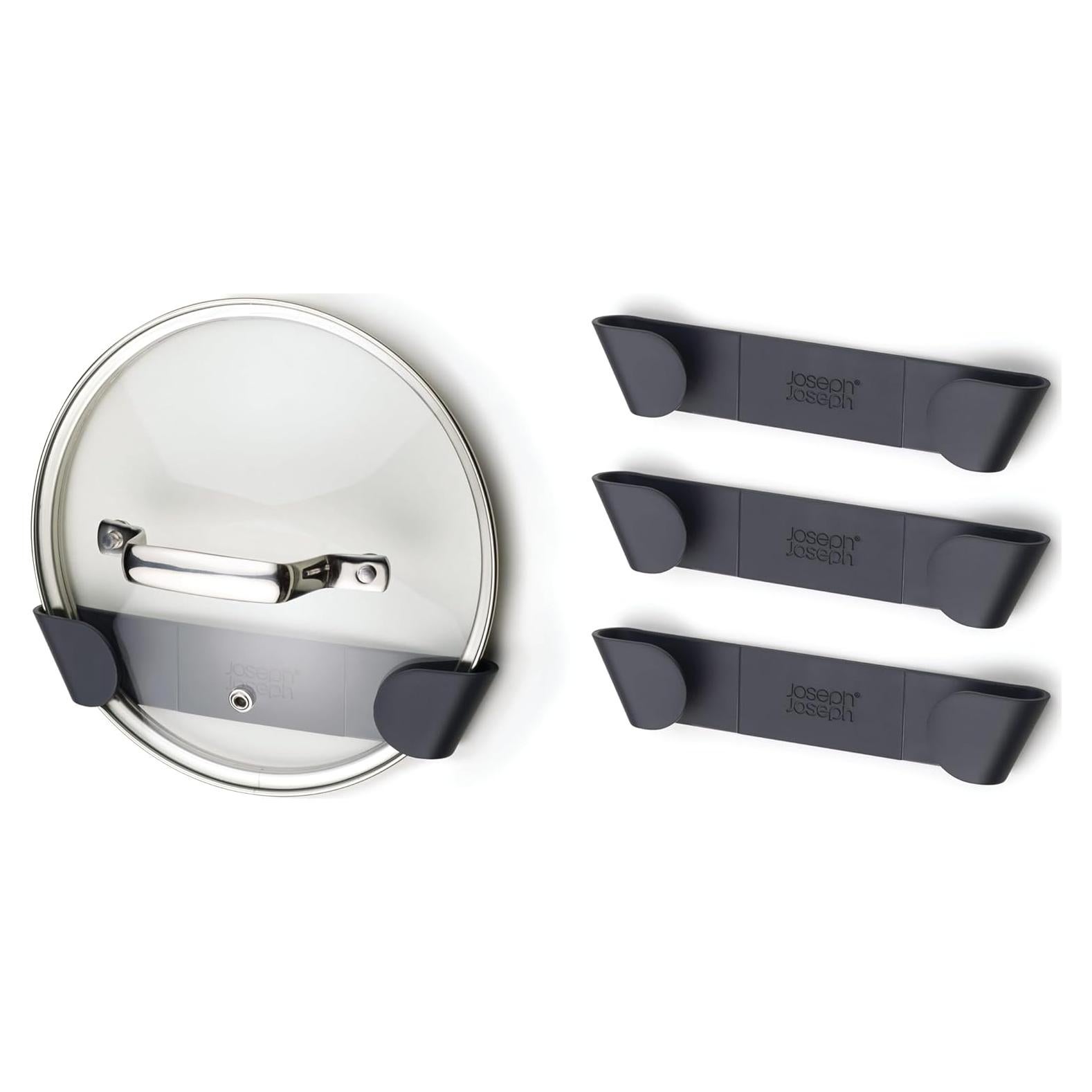 Soportes para Tapas de Olla Joseph Joseph - Juego de 4 Gris