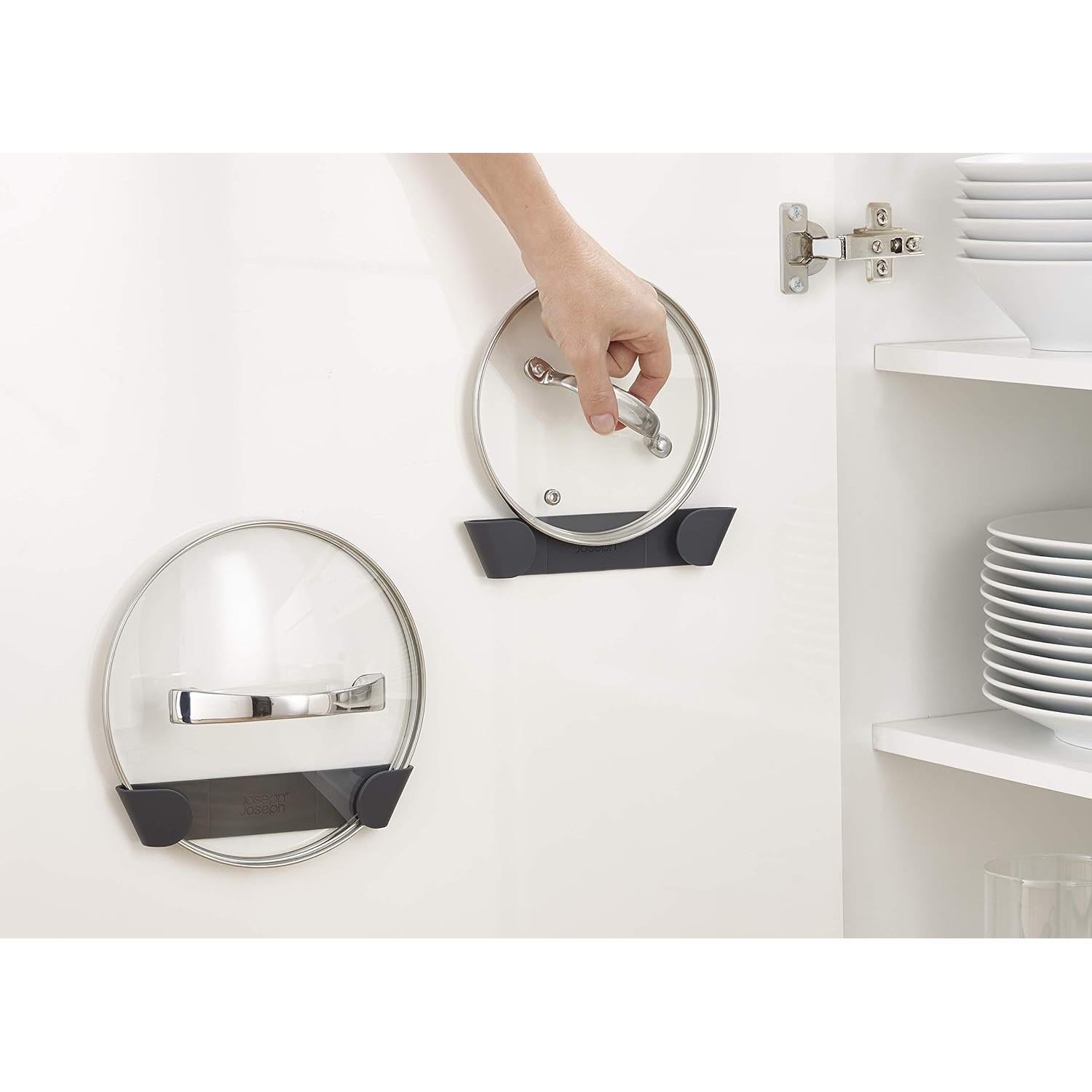 Soportes para Tapas de Olla Joseph Joseph - Juego de 4 Gris