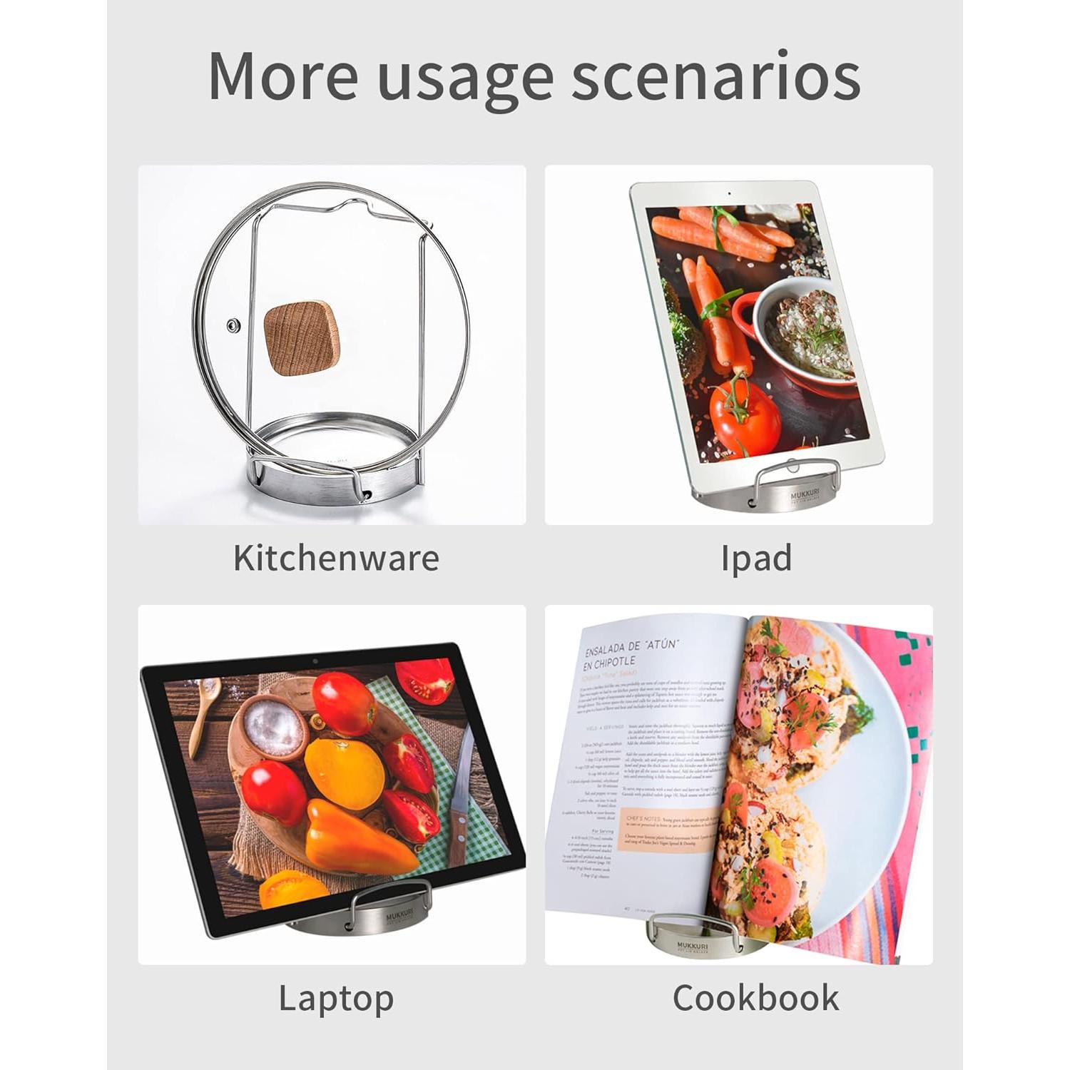 Organizador de Utensilios de Cocina Mukkuri - Acero Inoxidable 304