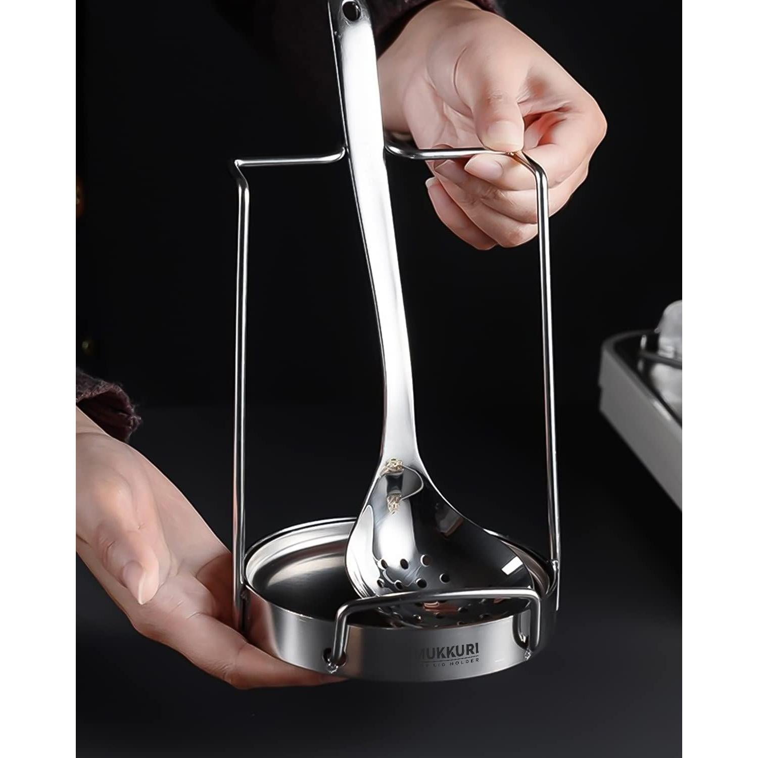 Organizador de Utensilios de Cocina Mukkuri - Acero Inoxidable 304