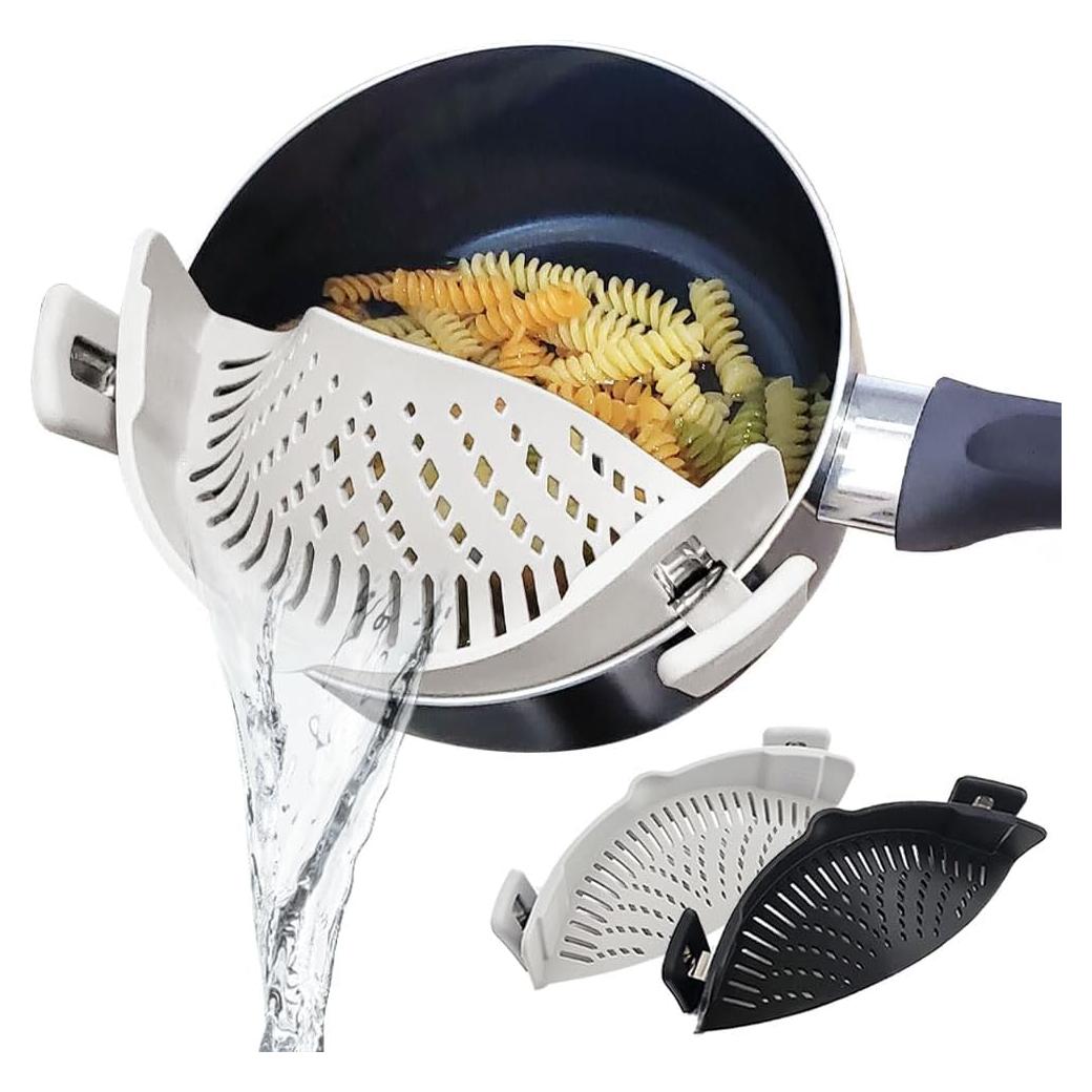 Colador de Silicona Clip-On Recohome 22.5cm Apto Lavavajillas