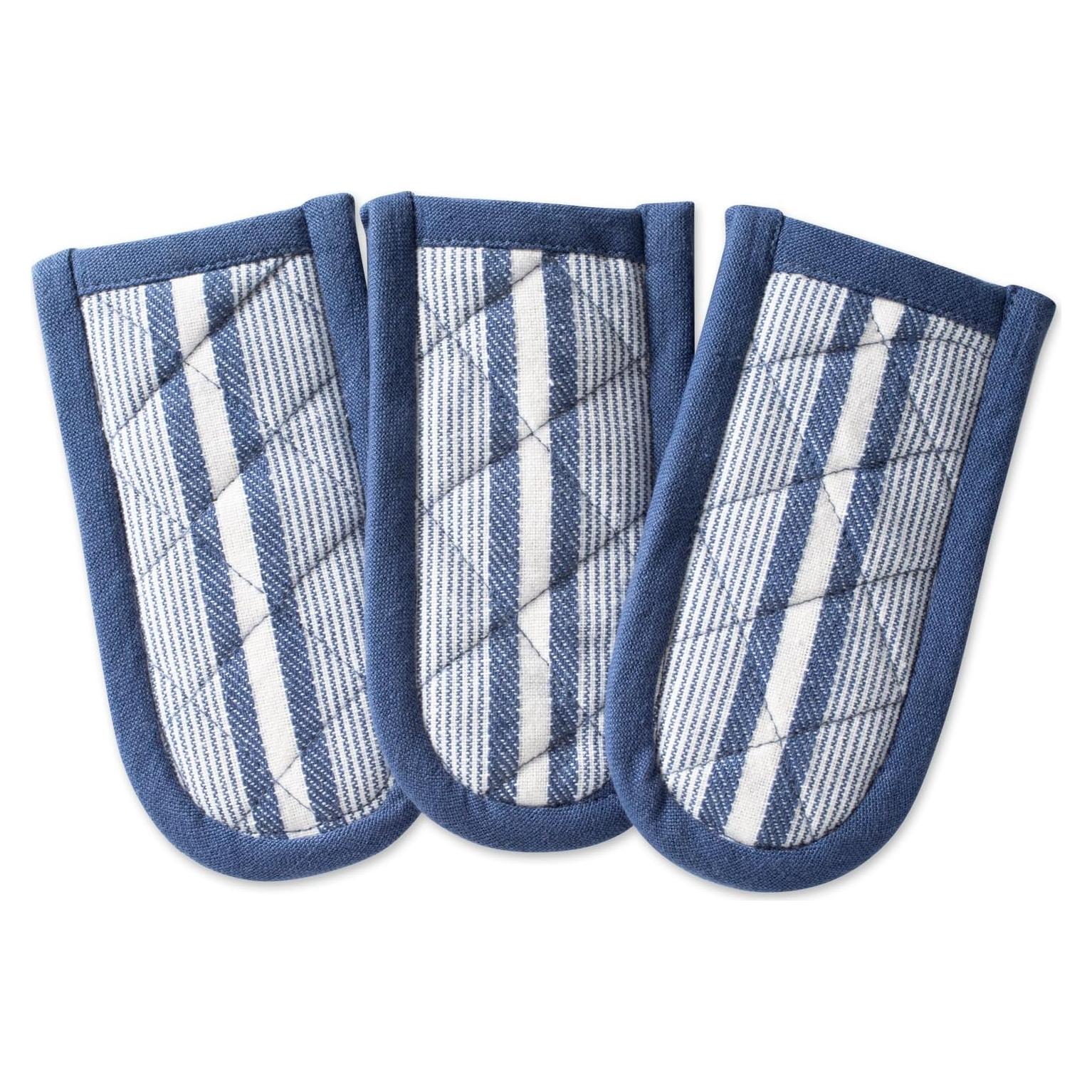 Juego de Mangos de Sartén DII 15.24x7.62 cm Algodón Azul Francés