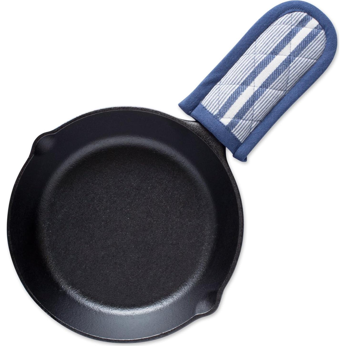 Juego de Mangos de Sartén DII 15.24x7.62 cm Algodón Azul Francés