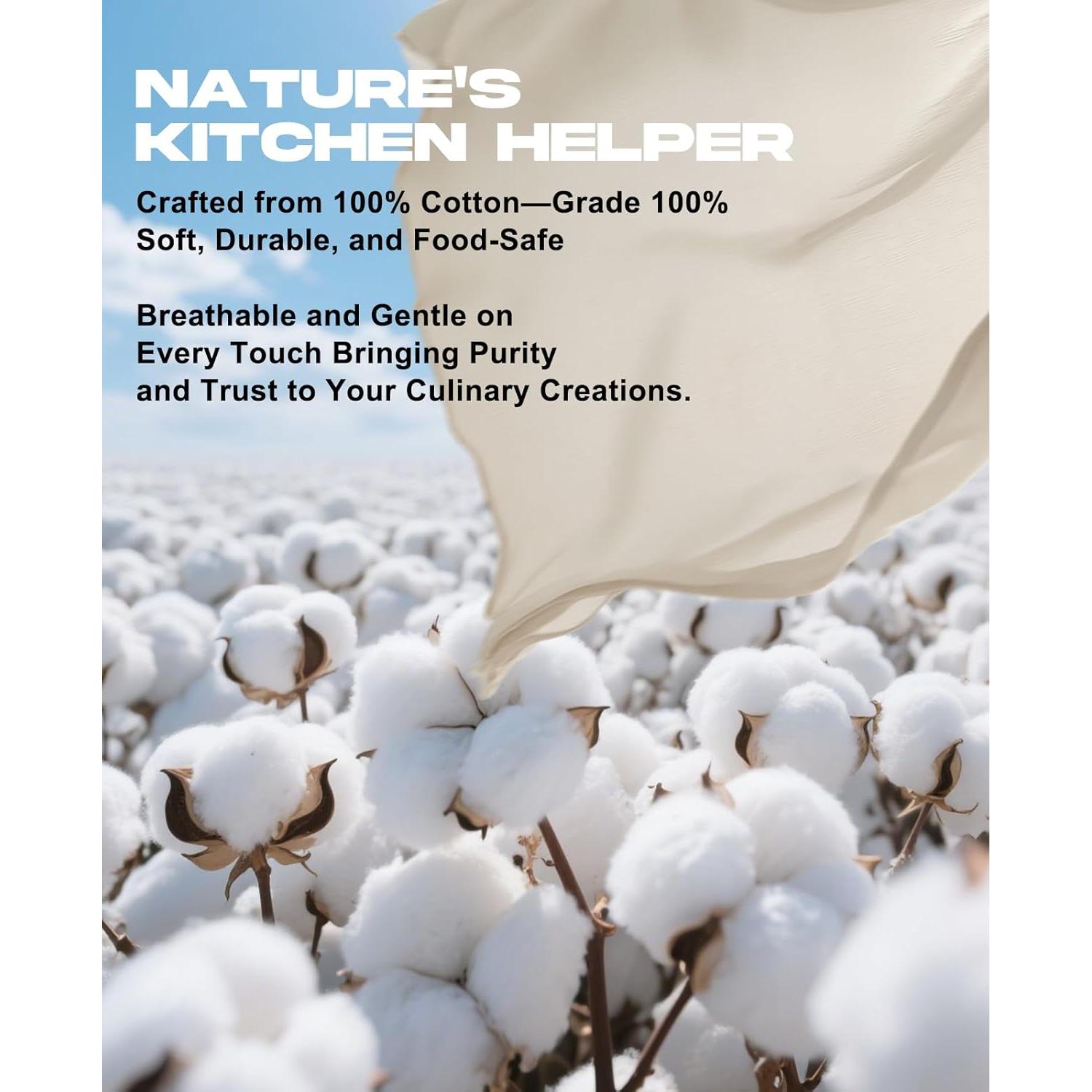 Gasa de Algodón 100 Druvian 50.8x50.8 cm - Paquete de 6