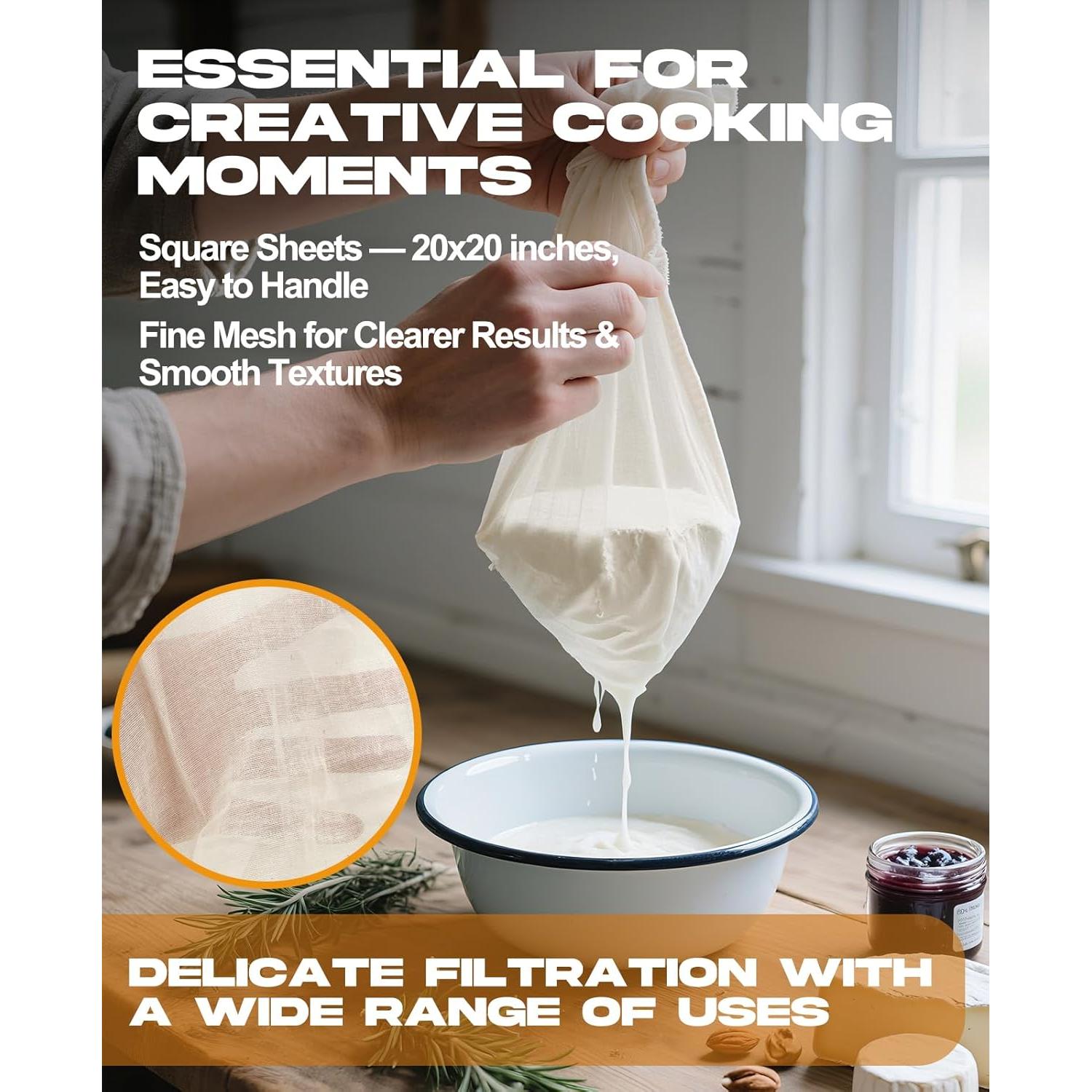 Gasa de Algodón 100 Druvian 50.8x50.8 cm - Paquete de 6