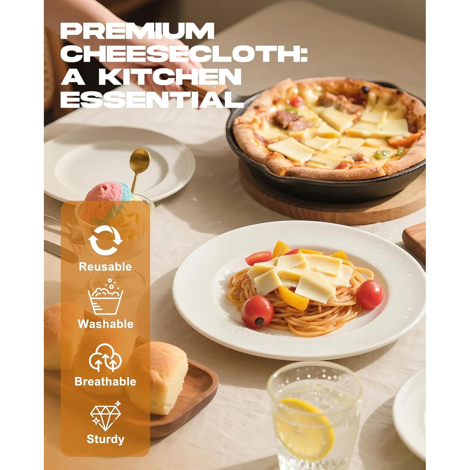 Gasa de Algodón 100 Druvian 50.8x50.8 cm - Paquete de 6