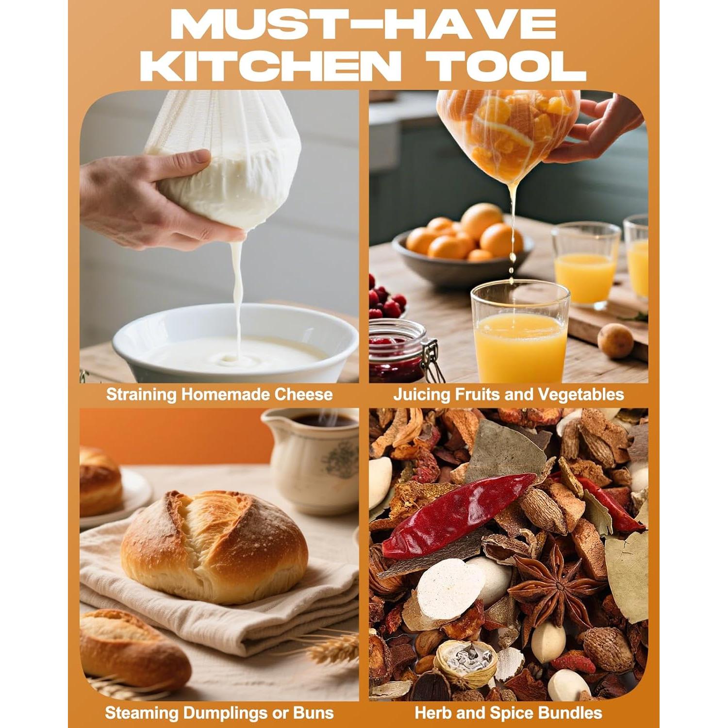 Gasa de Algodón 100 Druvian 50.8x50.8 cm - Paquete de 6