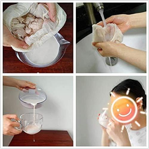 Bolsas de Tela de Queso AOUXSEEM 20x25 cm 100% Algodón 8 Pzas