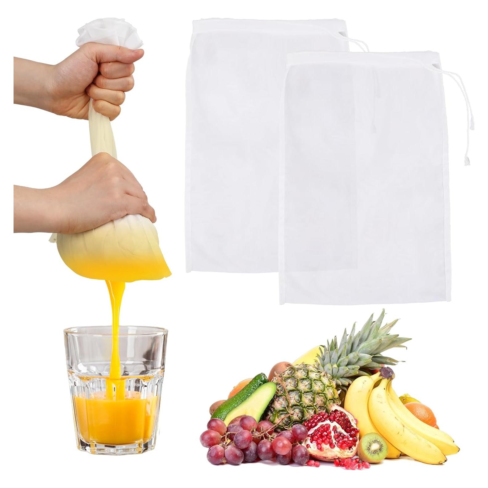 Paquete de 6 bolsas reutilizables de colar Yolev 24x36 cm