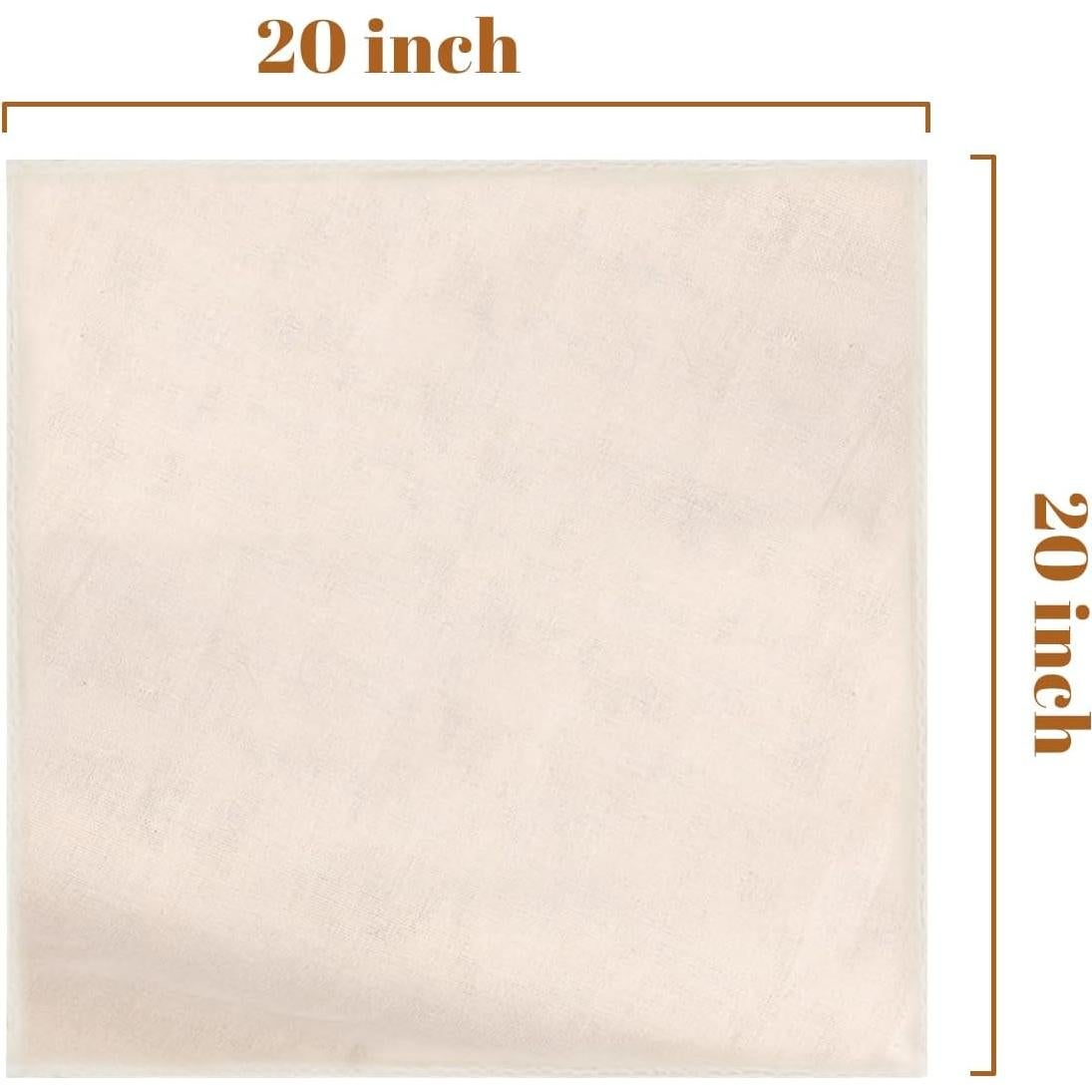 3 Paños de Queso Reutilizables Xohairp Grado 100 50x50cm