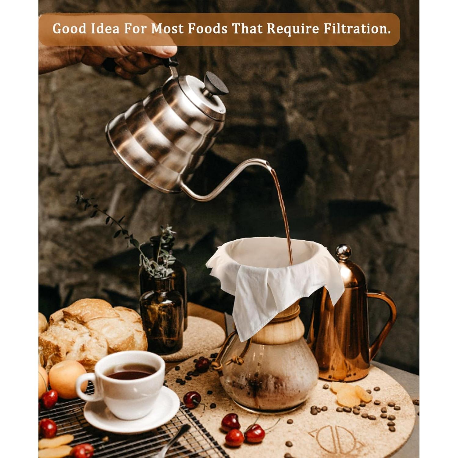 3 Paños de Queso Reutilizables Xohairp Grado 100 50x50cm