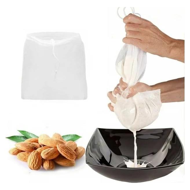 Bolsa Coladora Reutilizable Labriciyon 9g Malla Fina Blanca