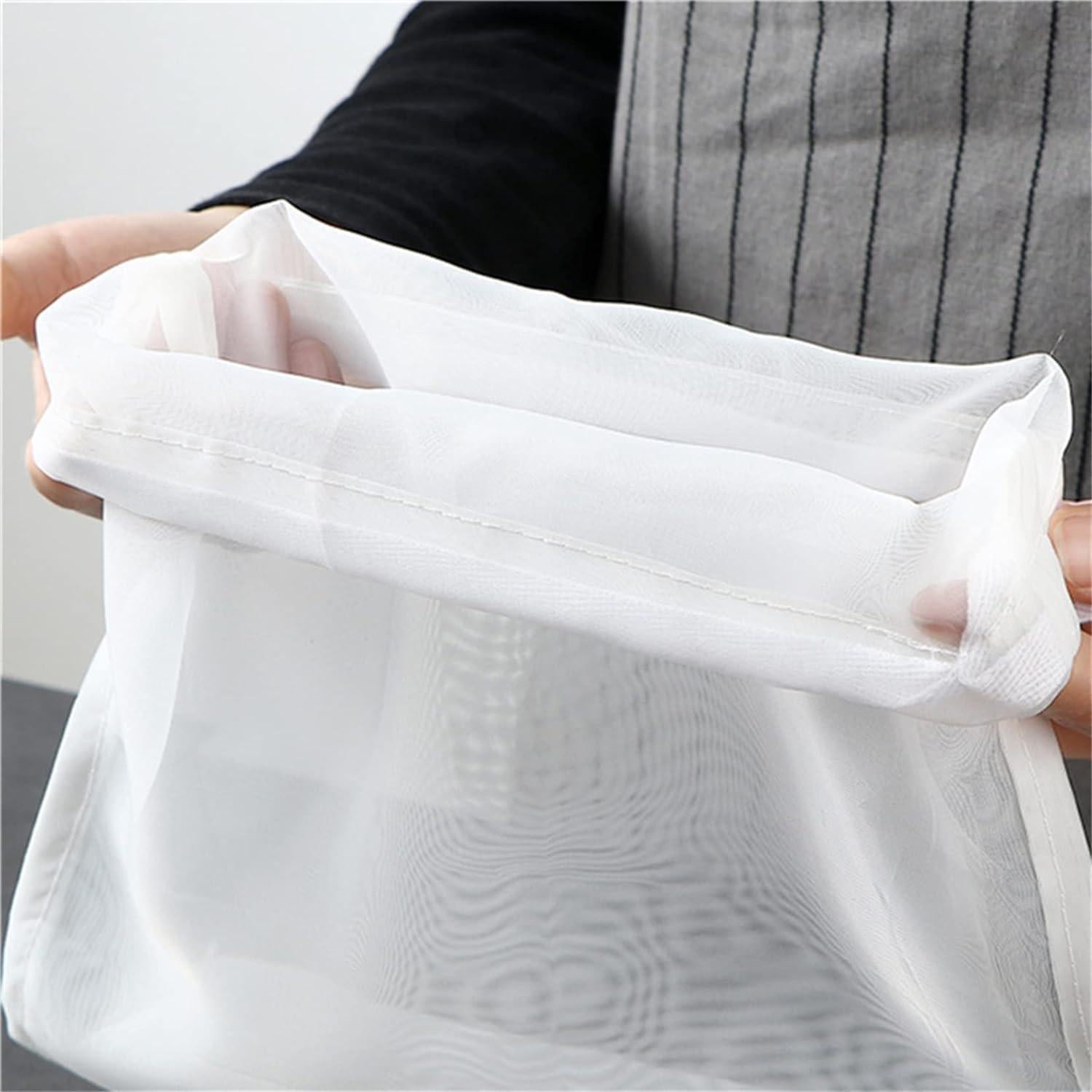 Bolsa Coladora Reutilizable Labriciyon 9g Malla Fina Blanca