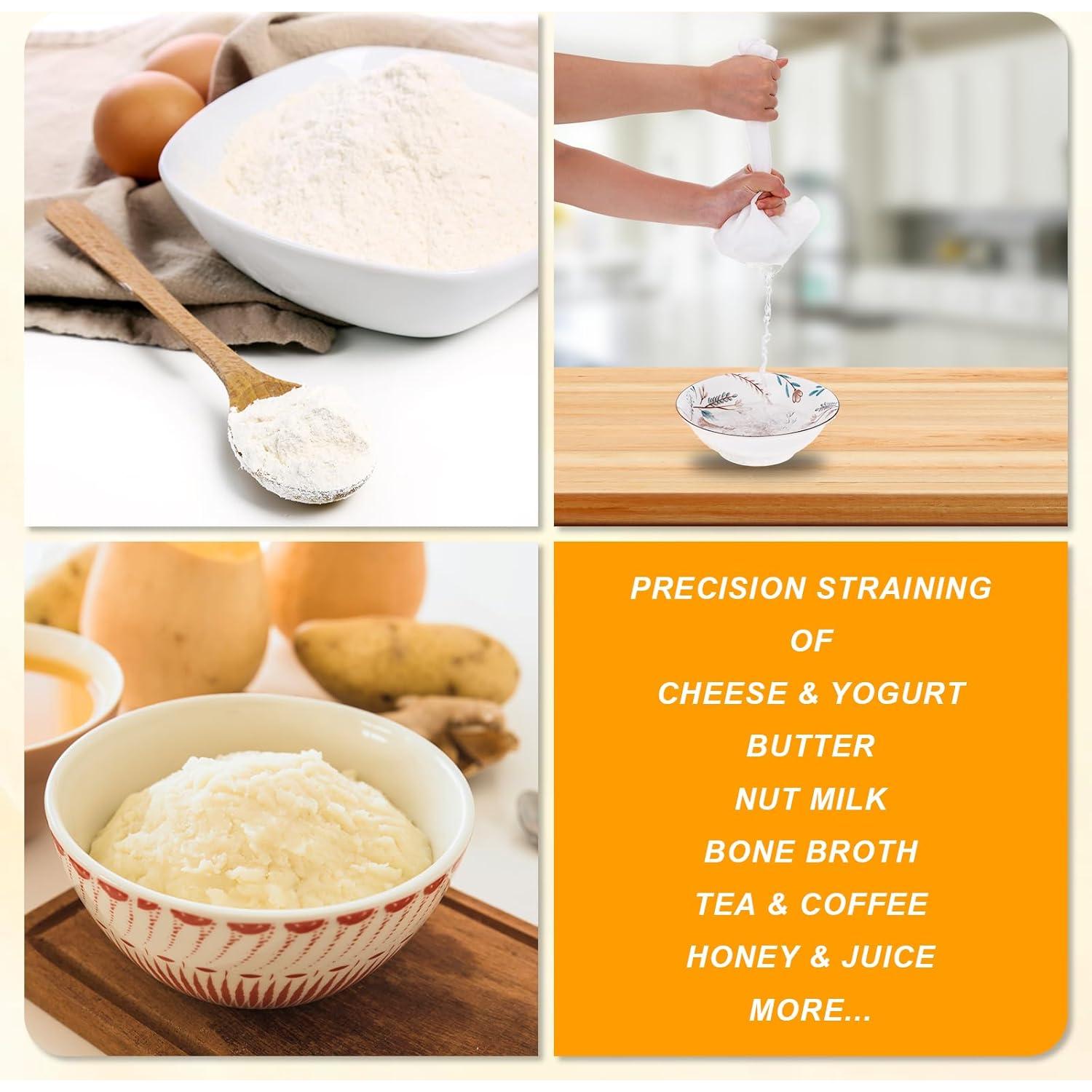 Bolsa de Leche de Nueces Giantree 3 Pcs 30x25cm Nylon Reutilizable