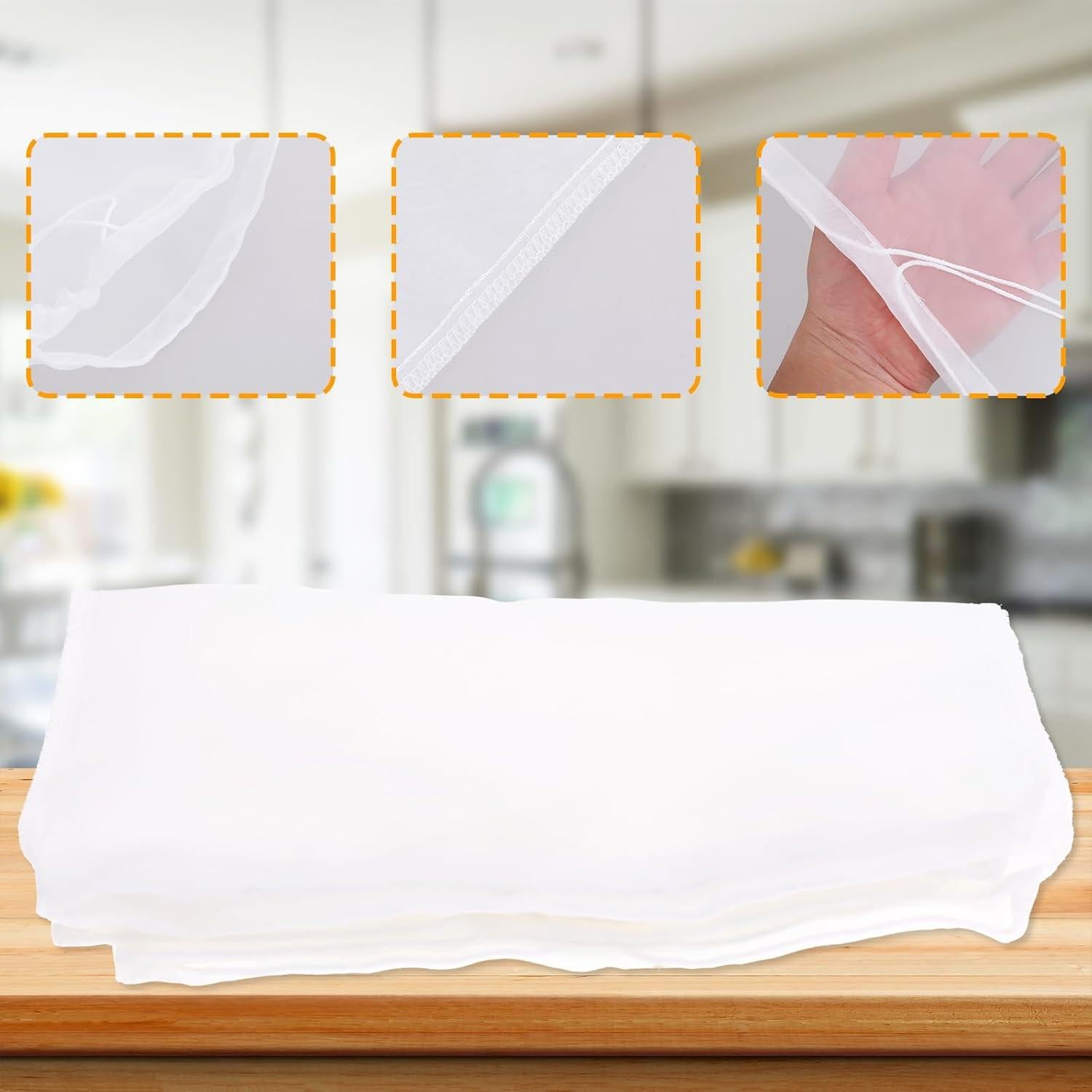 Bolsa de Leche de Nueces Giantree 3 Pcs 30x25cm Nylon Reutilizable