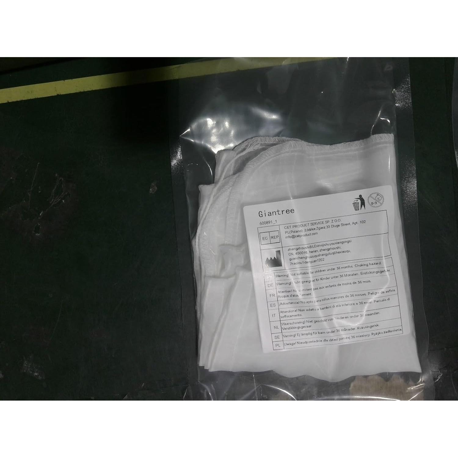 Bolsa de Leche de Nueces Giantree 3 Pcs 30x25cm Nylon Reutilizable