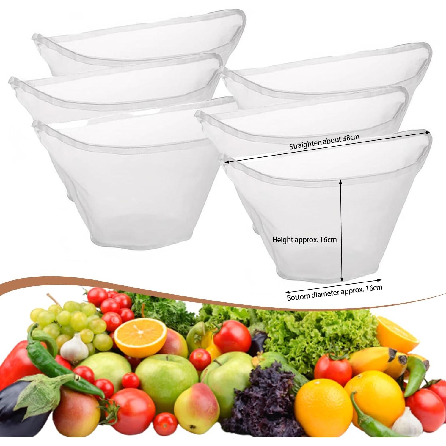 6 Bolsas de Tela de Queso KBBYT para Colar Leche y Verduras