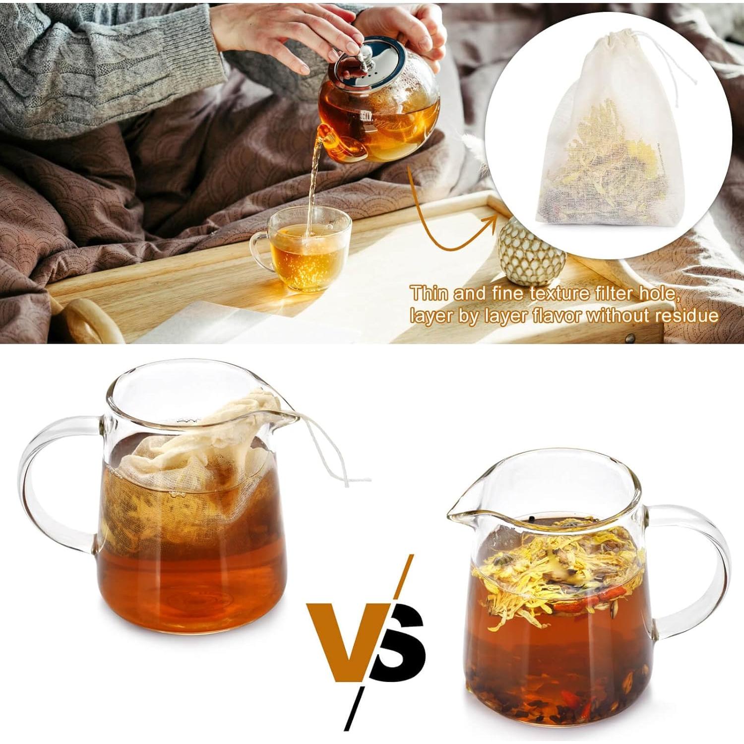 36 Bolsas de Muselina Reutilizables Linyumuxiang 8x10 cm