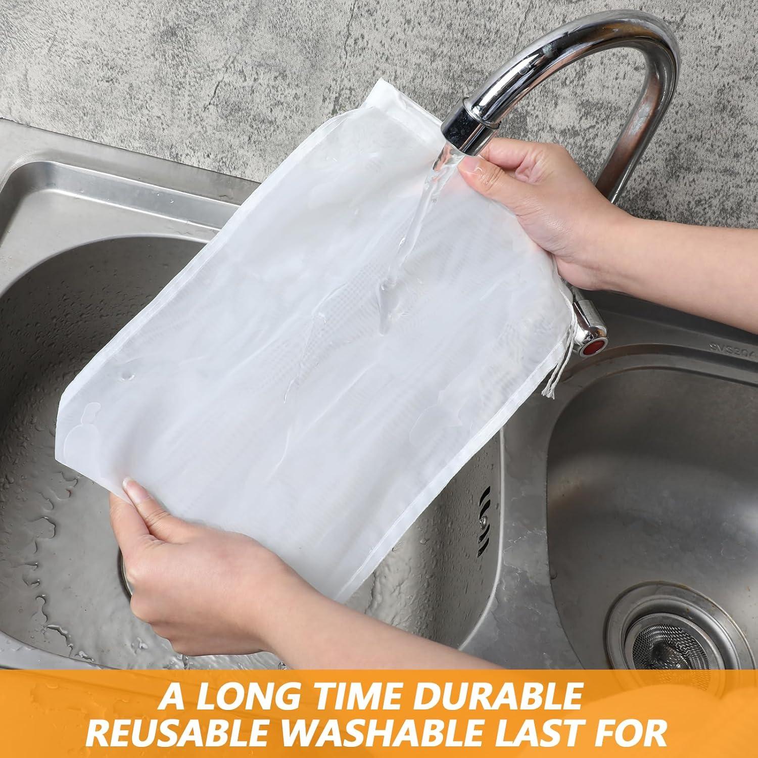 Paquete de 4 filtros de tela QfwdfcTrenz 30x20 cm nylon