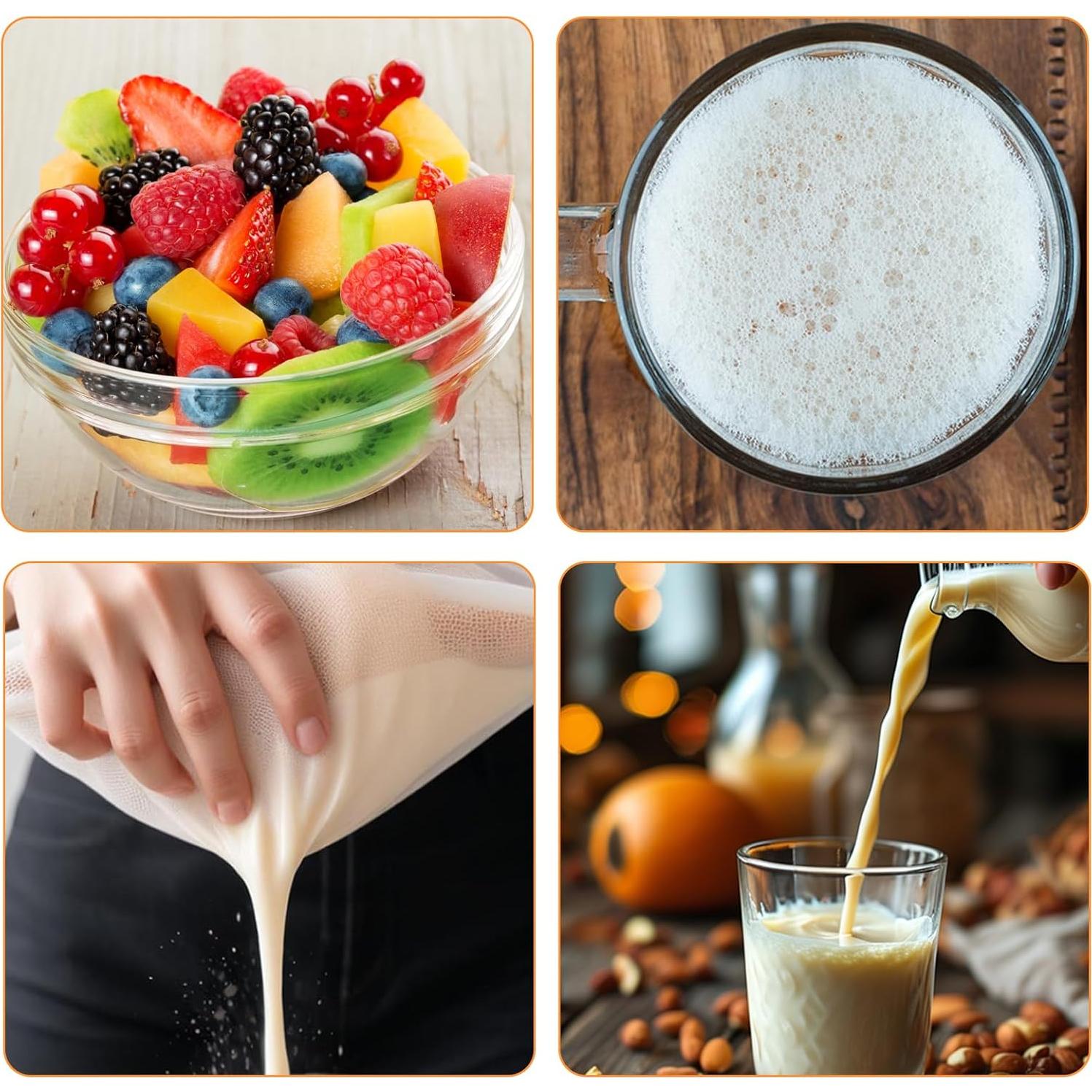 Paquete de 4 filtros de tela QfwdfcTrenz 30x20 cm nylon