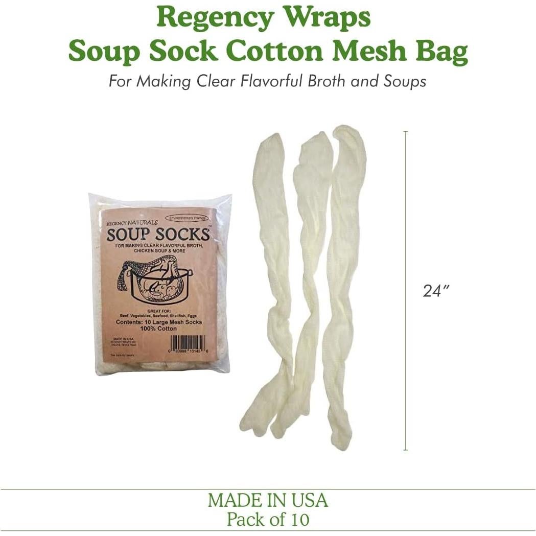 Calcetines para sopa Regency Wraps 10 unidades 60.96 cm